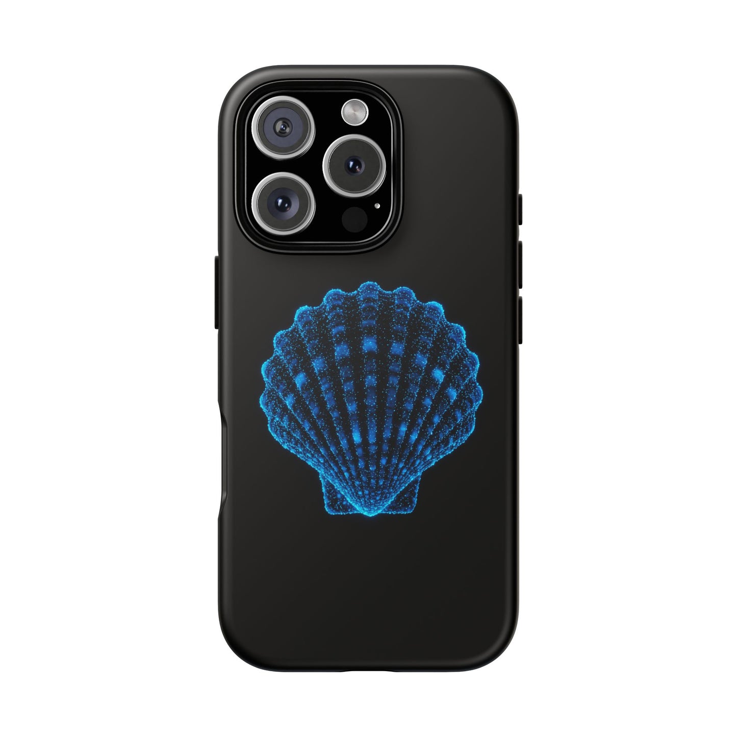 Ocean Blue Shell Tough iPhone Case Durable Design for Beach Lovers