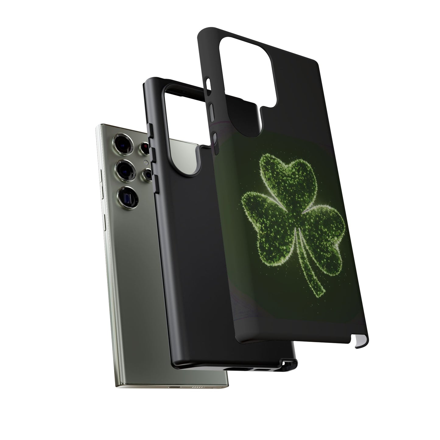 Phone Case - Shiny Shamrock Design for Samsung Galaxy