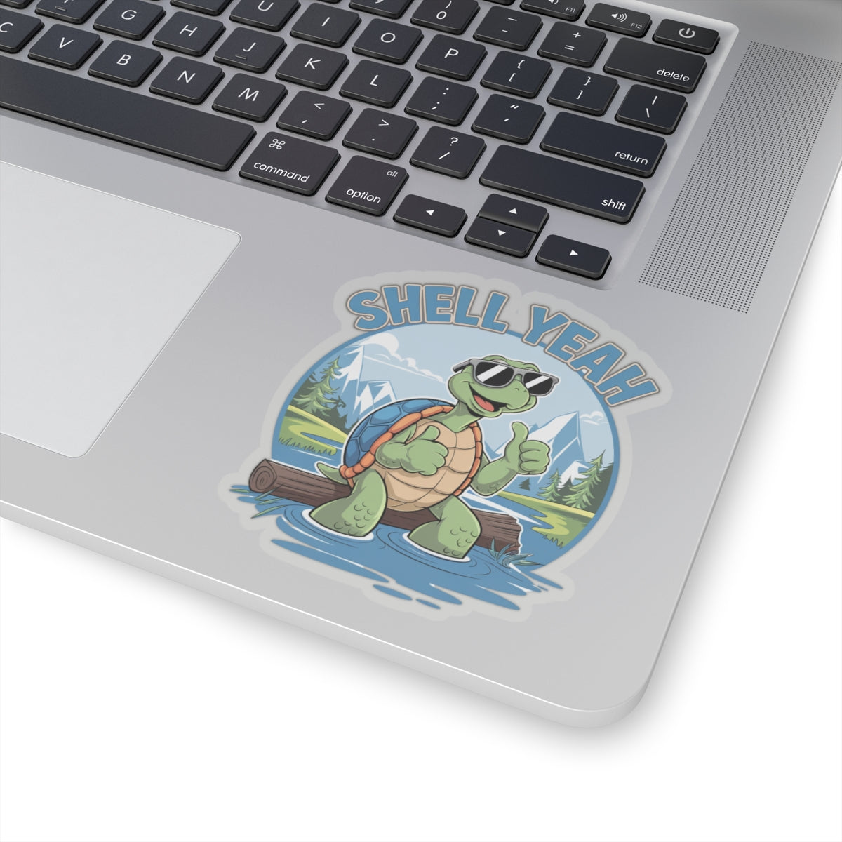 Shell Yeah Kiss Cut Sticker