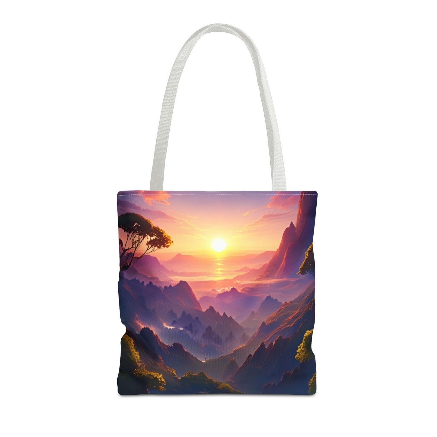 Sunset Landscape Tote Bag