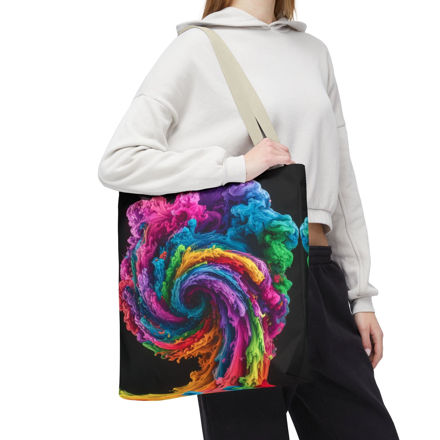 Colorful Swirl Tote Bag