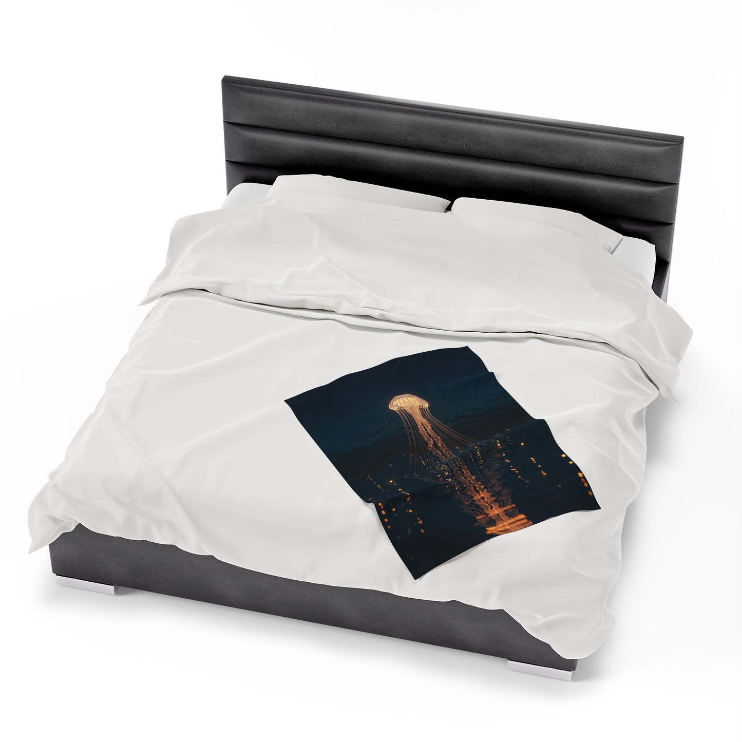 Plush Blanket - Jellyfish Lake Design