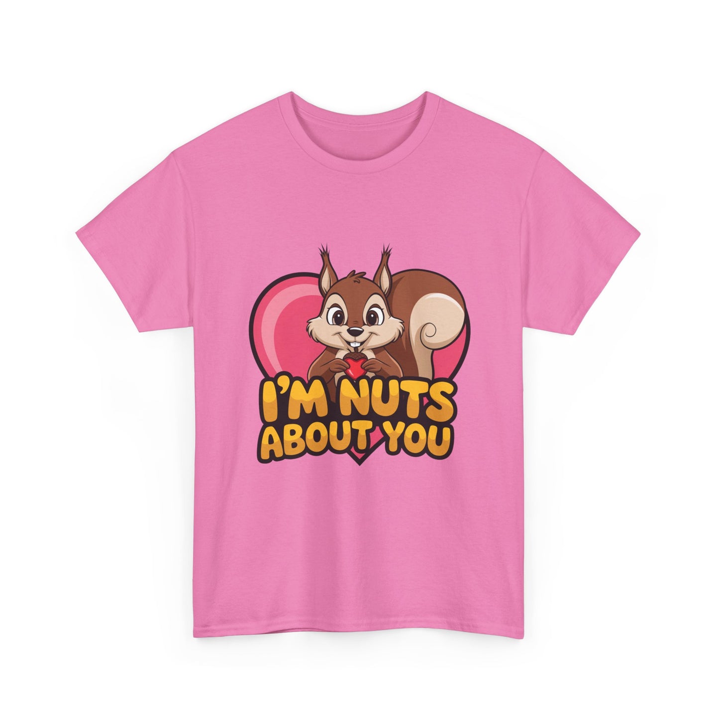 I’m Nuts About You Shirt, Funny Valentine Shirt, Squirrel Love T Shirt, Cute Animal Pun Tee, Valentine Gift For Him Her