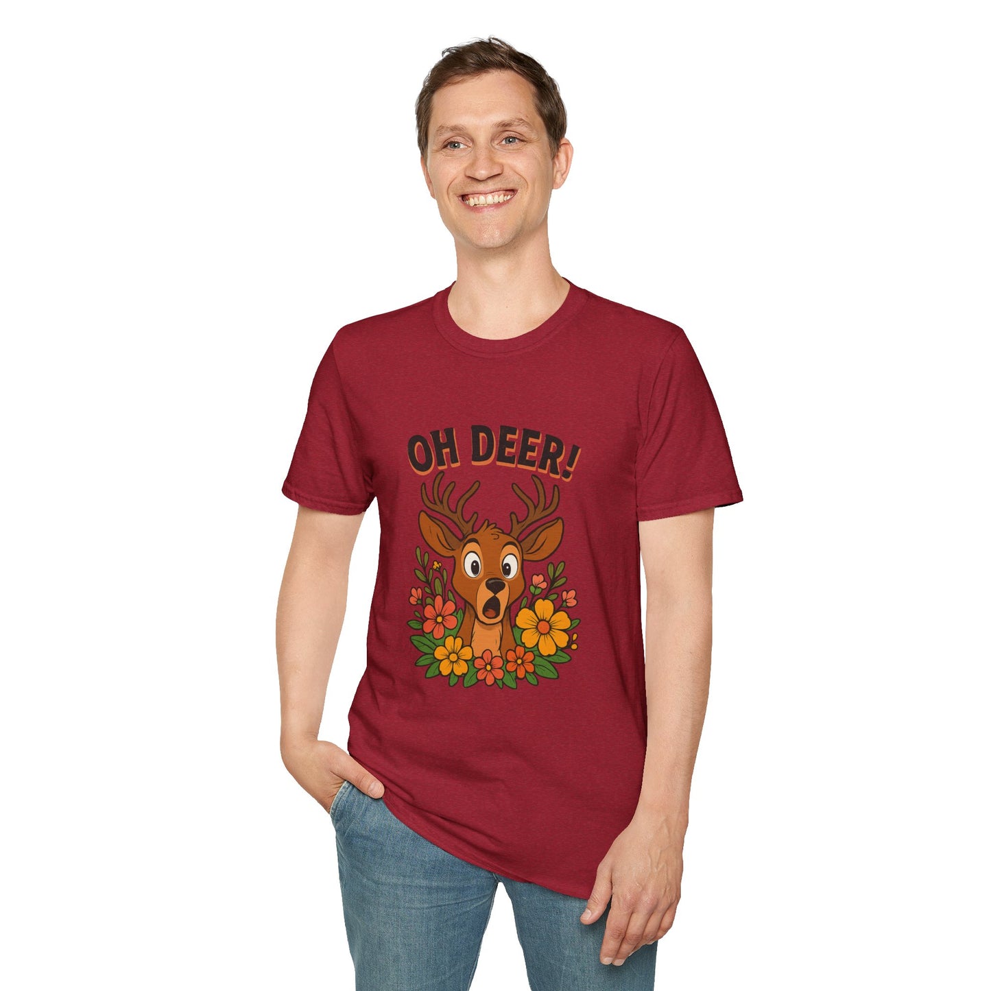 Oh Deer T-Shirt Animal Apparel Wildlife shirt Deer Tee Gift for Animal Lovers