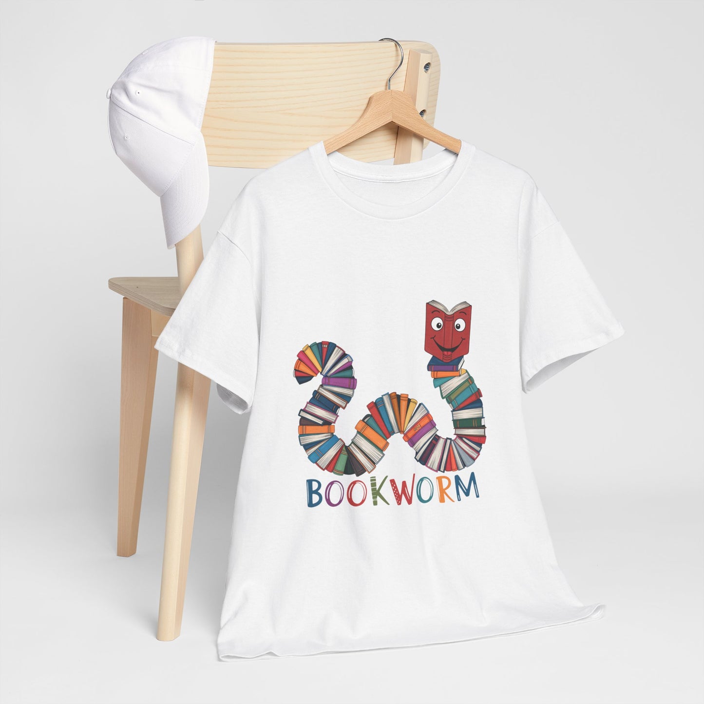 Cute Bookworm Shirt – Funny Reading Lover Tee – Teacher Gift – Kids Book Tee – Unisex Book Nerd Shirt – Book Club Graphic T-Shirt