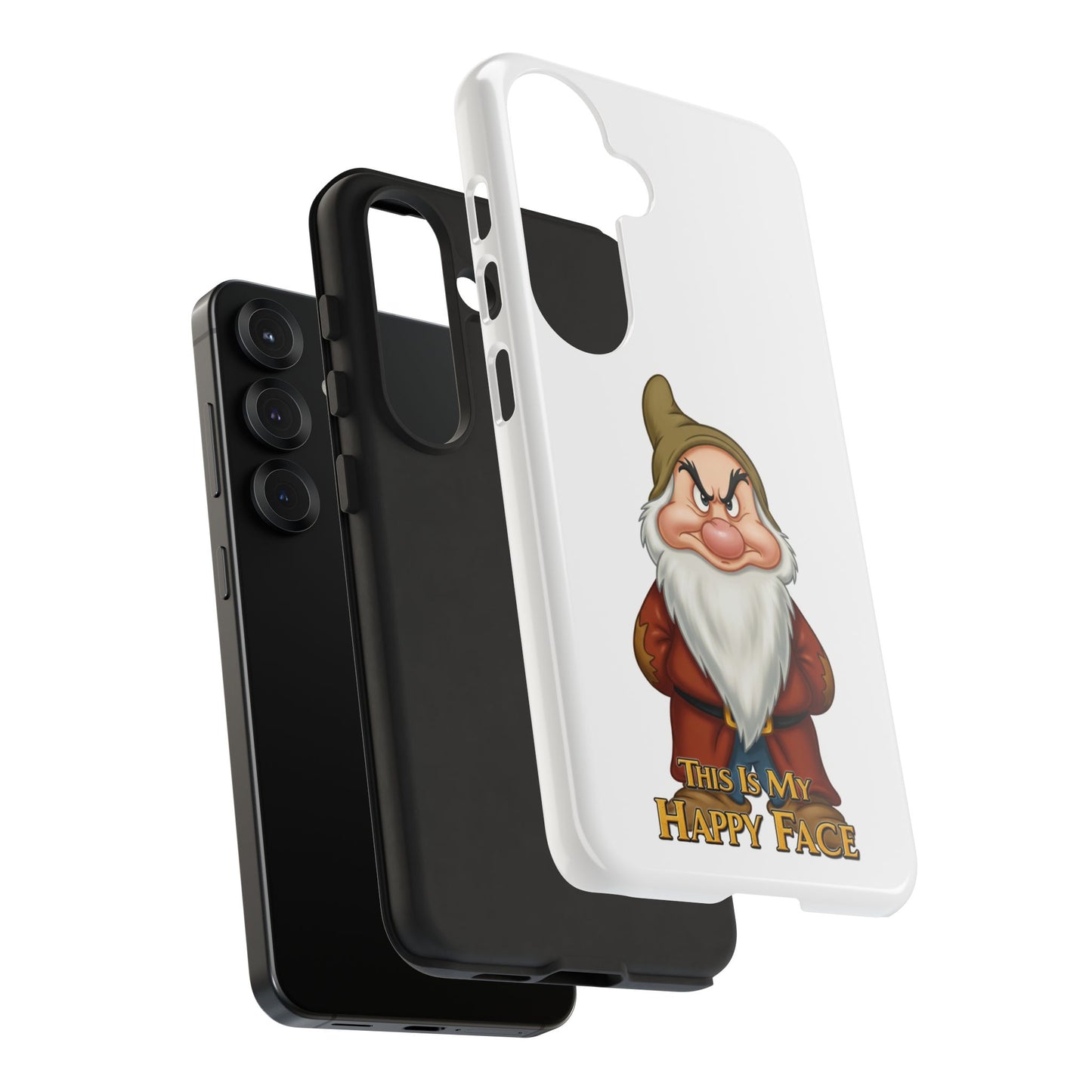 Samsung Phone Case - Grumpy Dwarf 'This is My Happy Face'