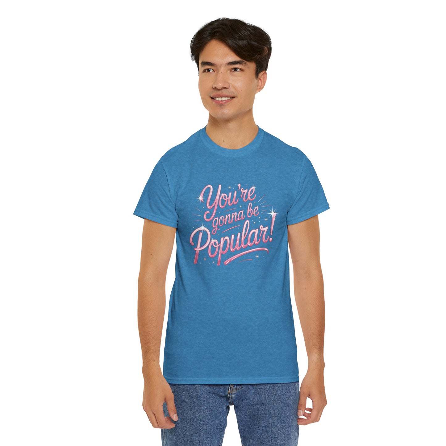 You’re Gonna Be Popular Wicked Musical Tee – Broadway Quote Shirt – Funny Retro Typography T-Shirt for Theatre Fans & Musical Lovers