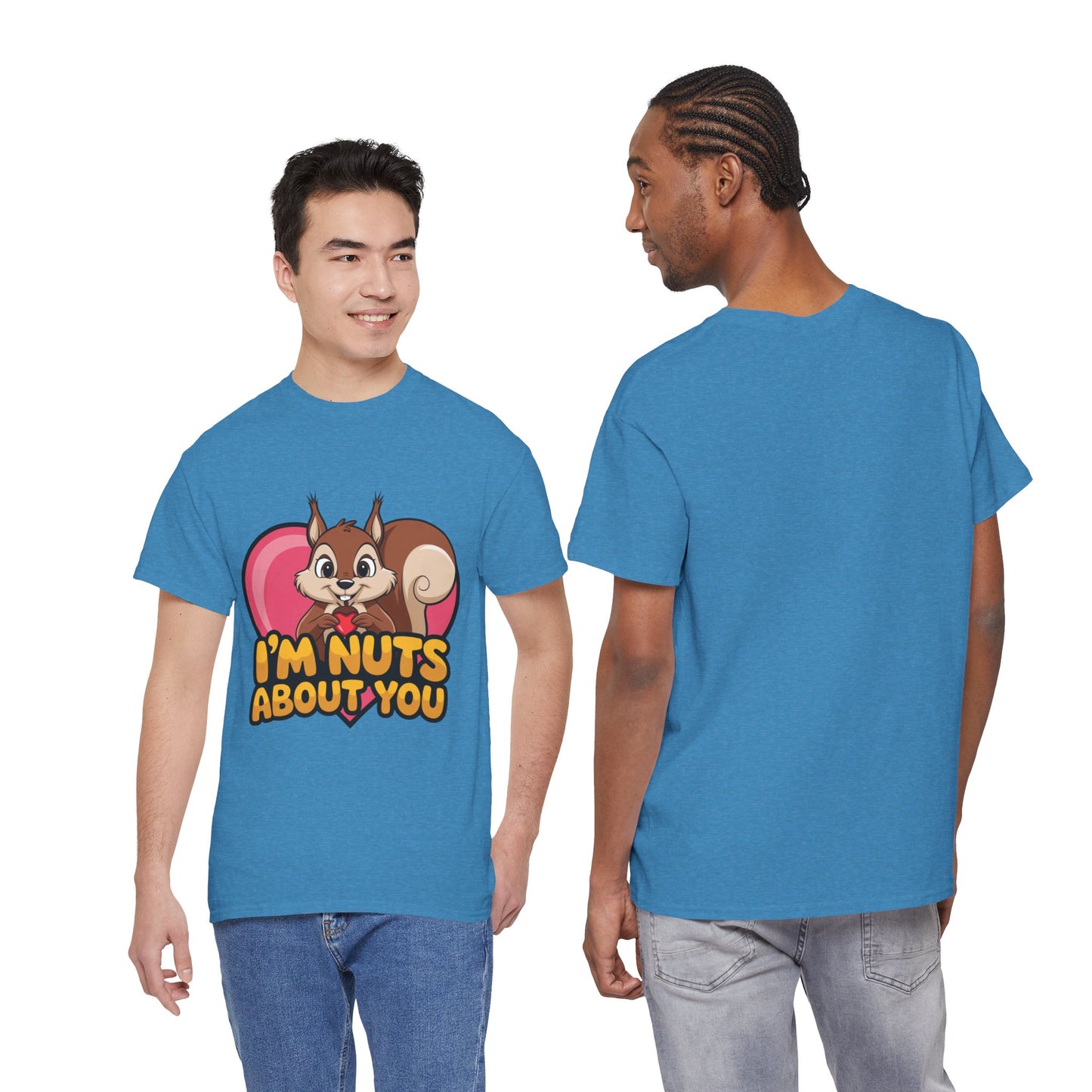 I’m Nuts About You Shirt, Funny Valentine Shirt, Squirrel Love T Shirt, Cute Animal Pun Tee, Valentine Gift For Him Her