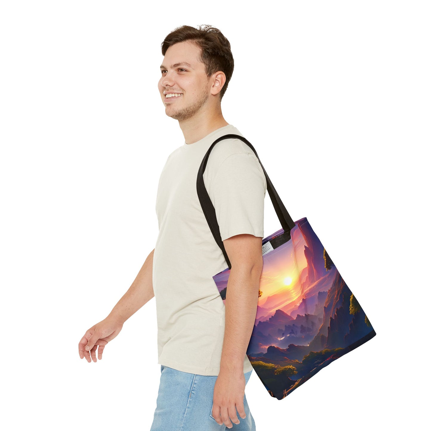 Sunset Landscape Tote Bag