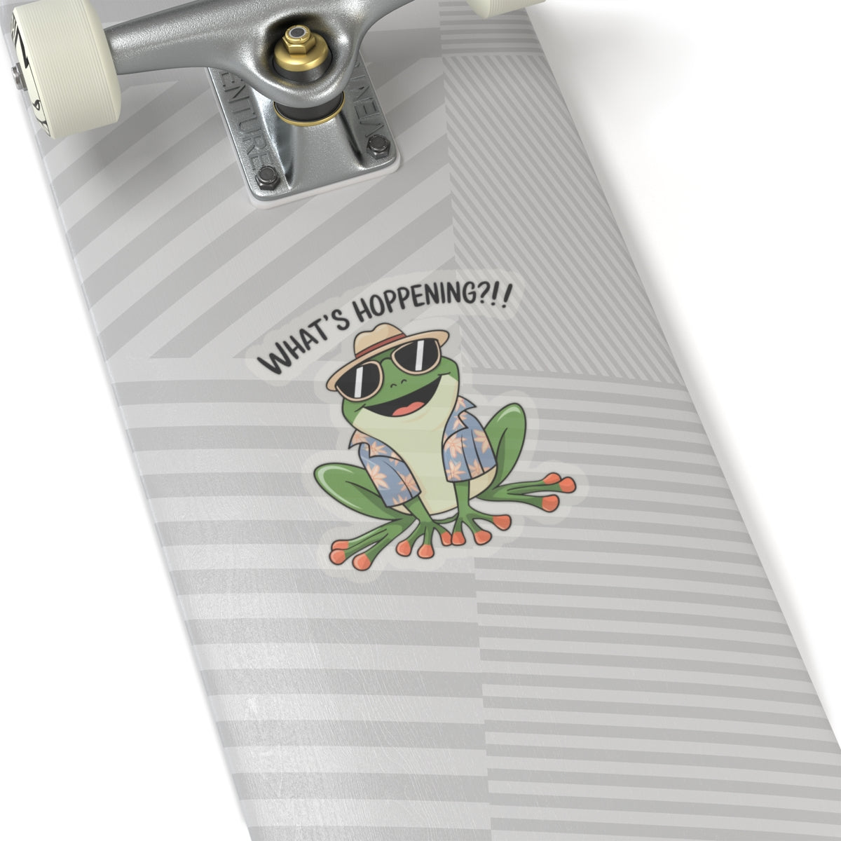 Sticker What's Hoppening Frog Pun