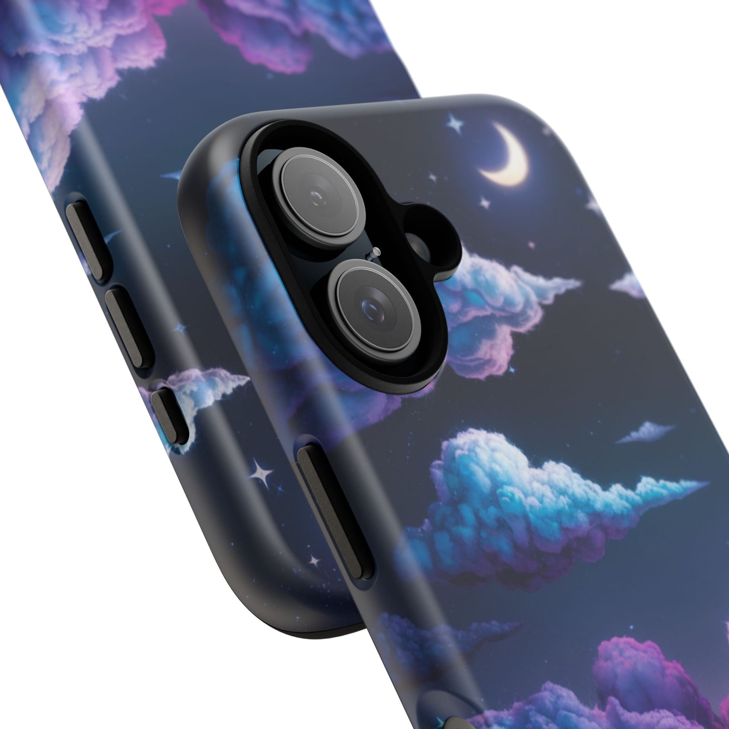 Dreamy Clouds & Moon Tough iPhone Case