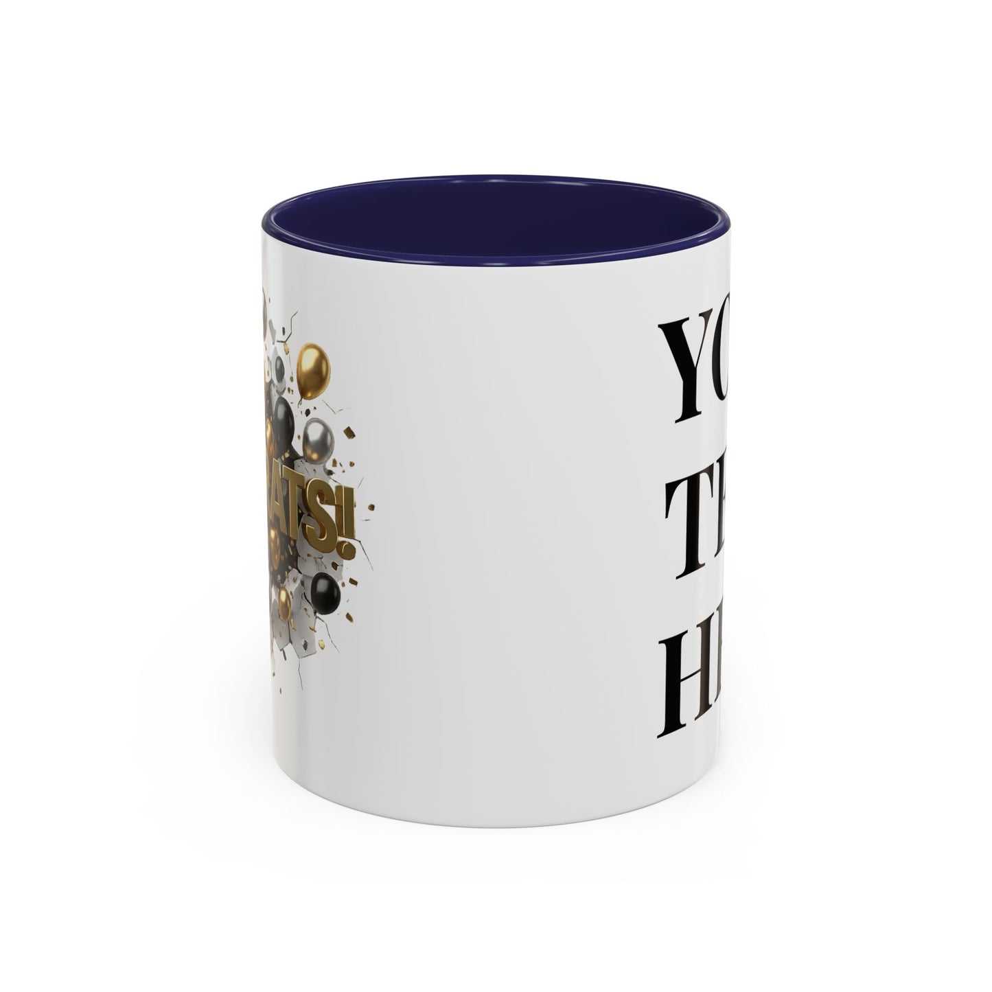 Personalized Congrats Mug, Custom Graduation Gift, Promotion Coffee Cup, New Dad Present, Teacher Appreciation Gift, Custom Name Cups