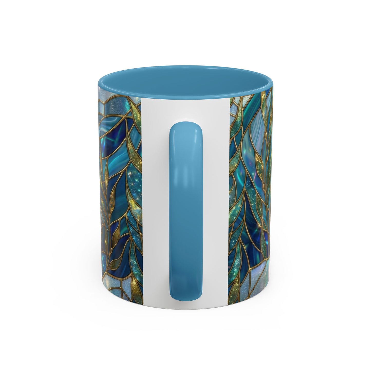 Seal Coffee Mug, Stained Glass Seal Mug, Cute Marine Animal Art Mug, Ocean Lover Gift, Unique Ceramic Coffee Cup, 11oz 15oz Coastal Mug