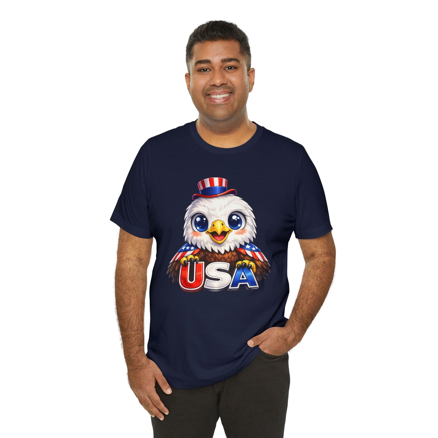 Cute USA Eagle Shirt, Patriotic Eagle T Shirt, Fourth Of July Shirt, American Flag Eagle Tee, Freedom Graphic Shirt, USA Pride Top