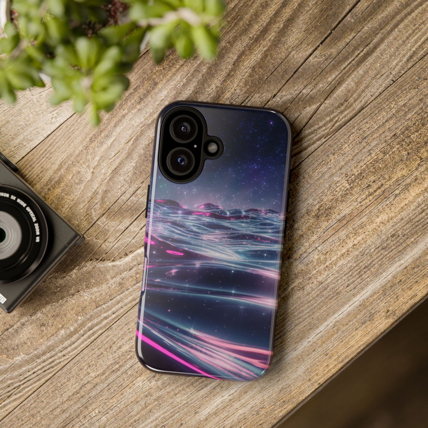 iPhone Case - Galactic Ocean and Sky Tough Case