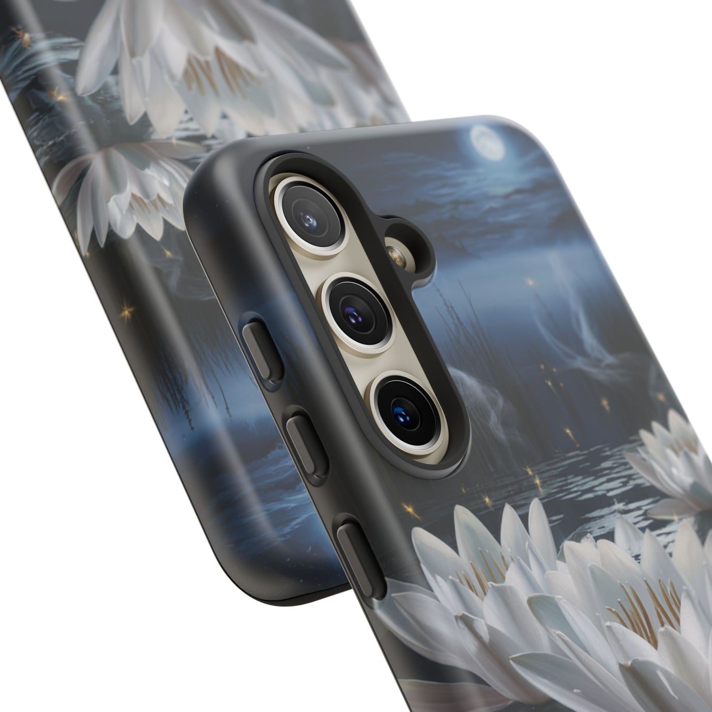 Samsung Galaxy Tough Case - Water Lillies Moonlit Sky Phone Cover