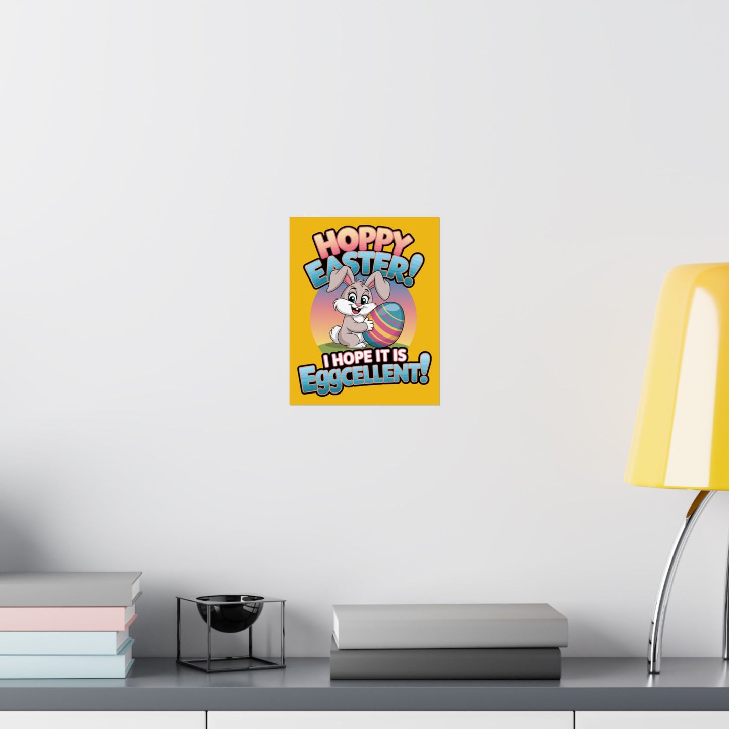 Easter Bunny Poster Easter Decor Easter Bunny Decor Home Decor Holiday Decorations Easter Art Wall Art