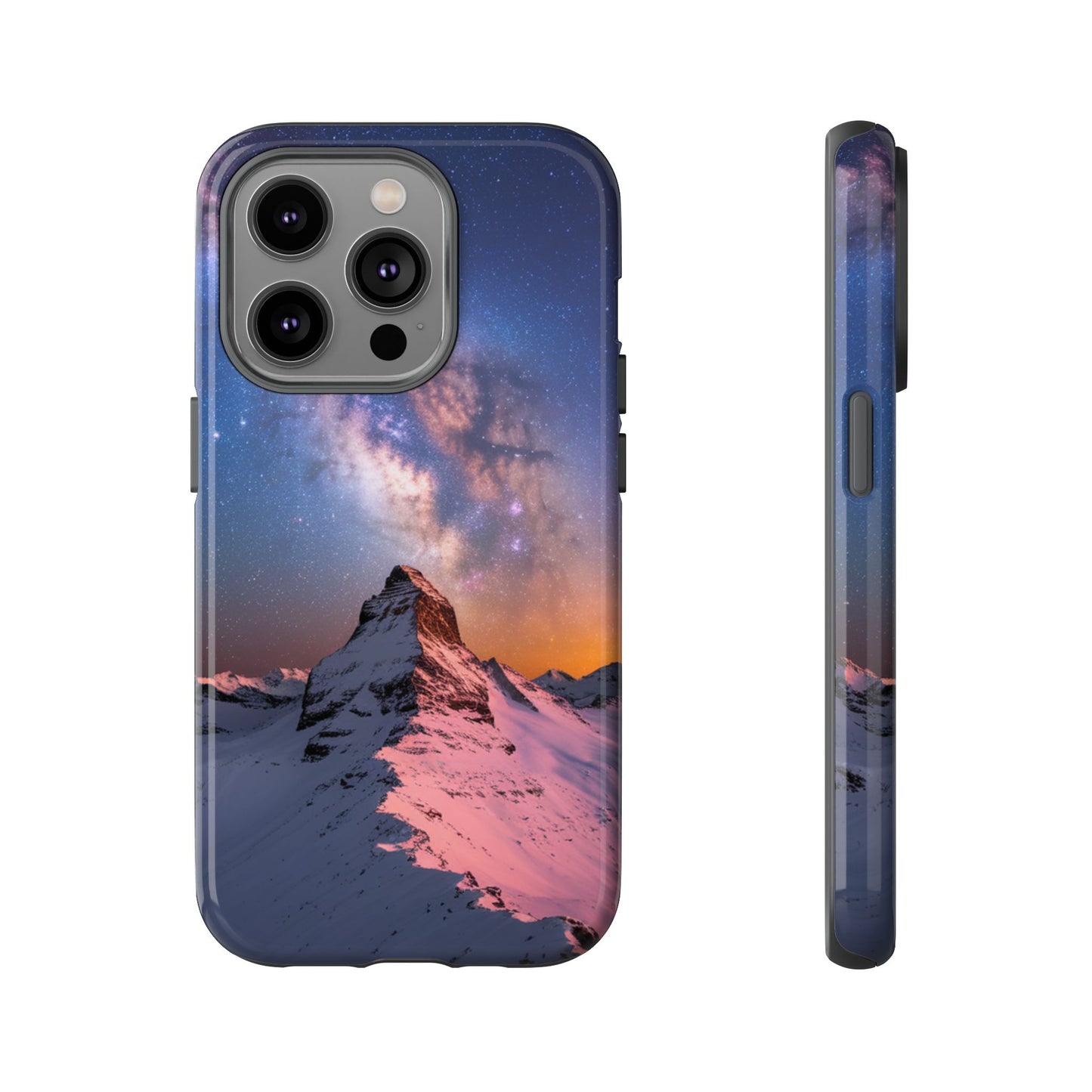 iPhone Case Mountain Top and Milky Way Nature Phone Case Unique Gift