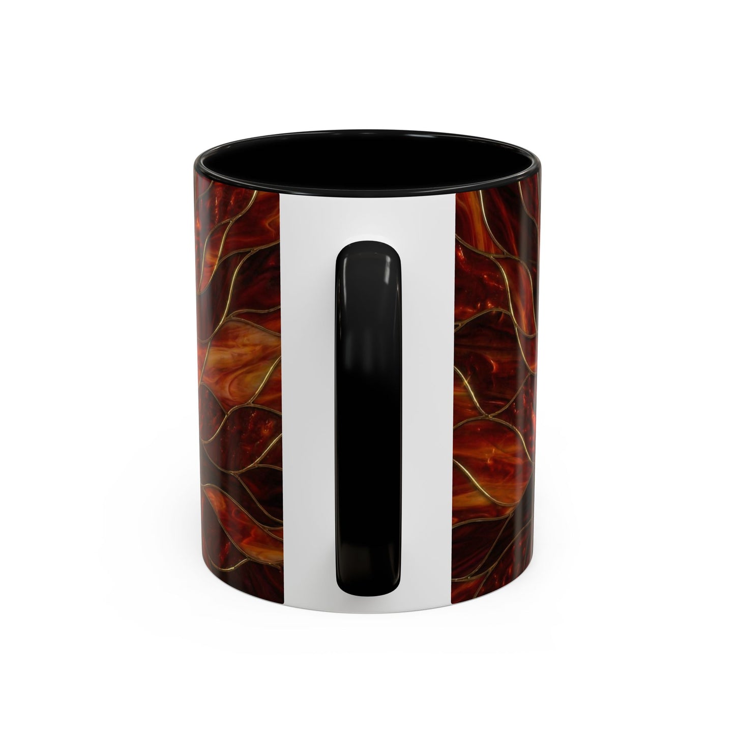 Stained Glass Guitar Mug, Fire Guitar Coffee Mug, Music Lover Gift Mug, Rock Guitar Art Cup, Musician Gift Mug, Guitar Lover Cup