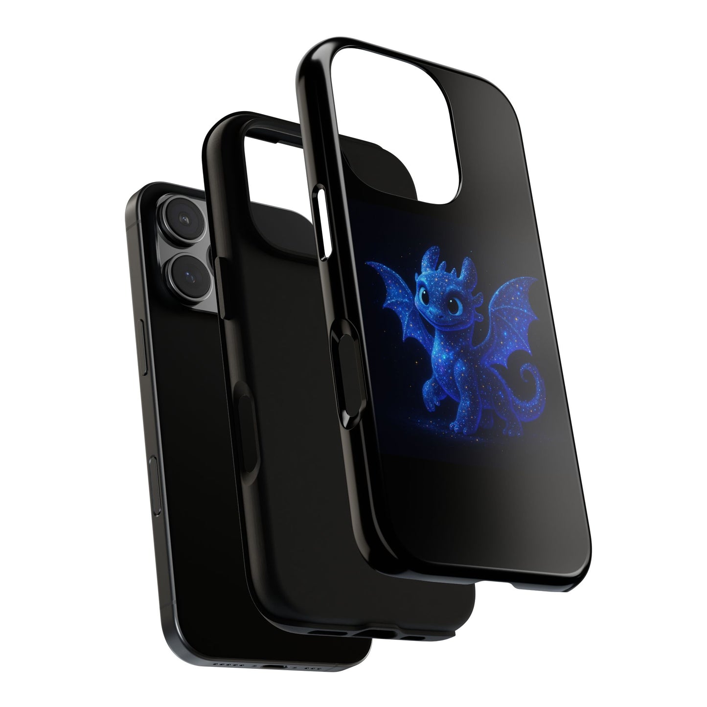 Galaxy Dragon iPhone Case - Cute Fantasy Star Phone Cover for iPhone Phones | Gift for Dragon Lover | Cosmic Creature Art