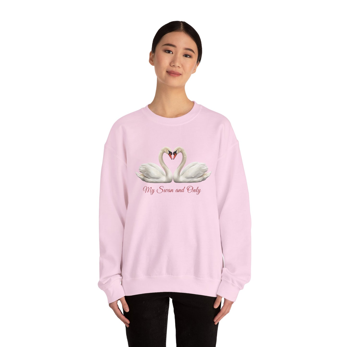 My Swan And Only Sweatshirt, Swan Love Sweater, Romantic Couple Gift, Valentine Sweatshirt, Anniversary Love Pullover