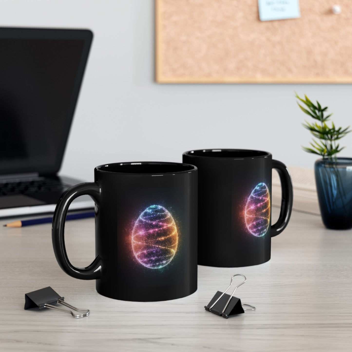Mug Bioluminescent Easter Egg Easter Cup Kitchen Decor Easter Decor