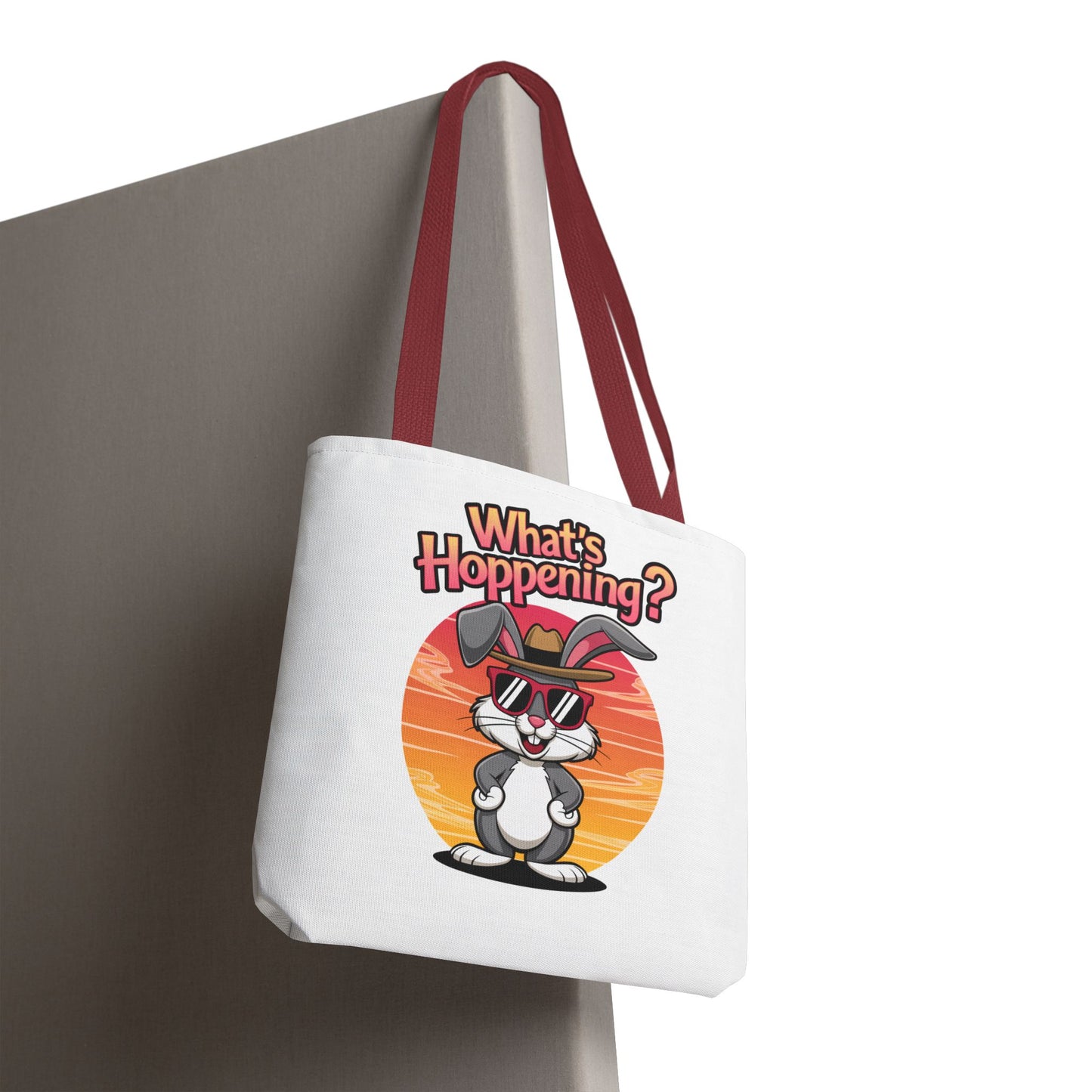 Bunny Tote Bag - 'What's Hoppening'