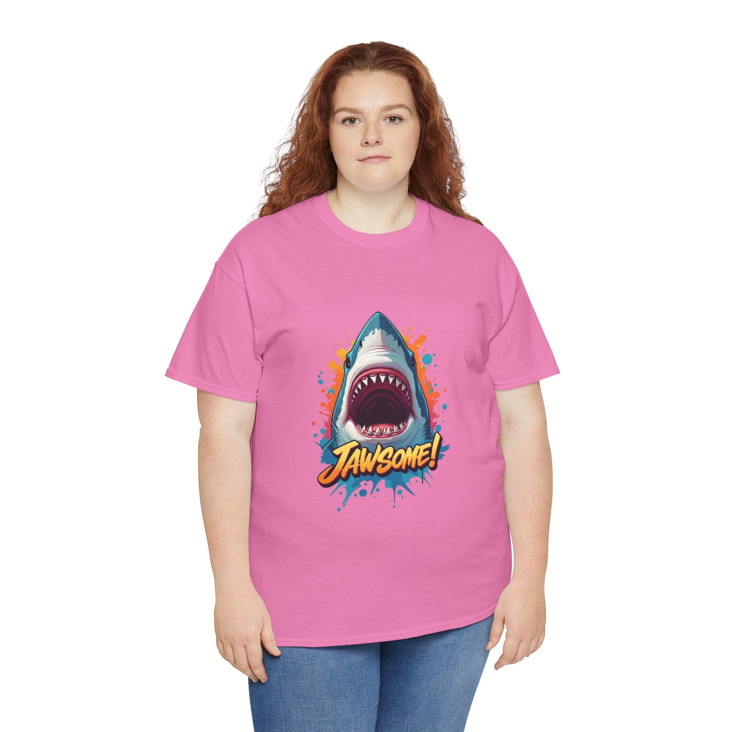 Jawsome Shark Graphic Tee | Fun Ocean Shark T-Shirt, Summer Beach Shirt, Shark Lover Gift, Trending Shark Week Apparel, Cute Marine Life Tee