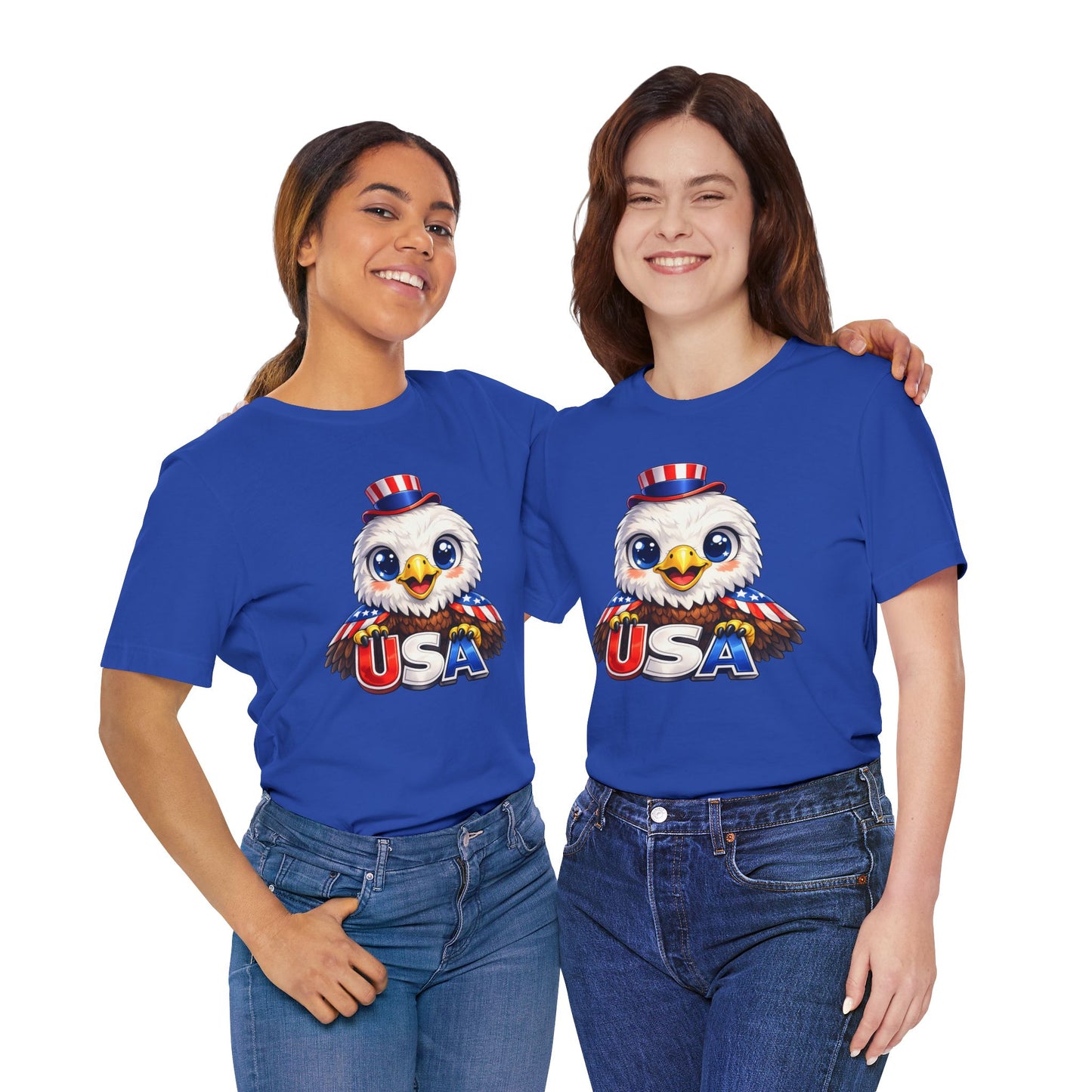 Cute USA Eagle Shirt, Patriotic Eagle T Shirt, Fourth Of July Shirt, American Flag Eagle Tee, Freedom Graphic Shirt, USA Pride Top