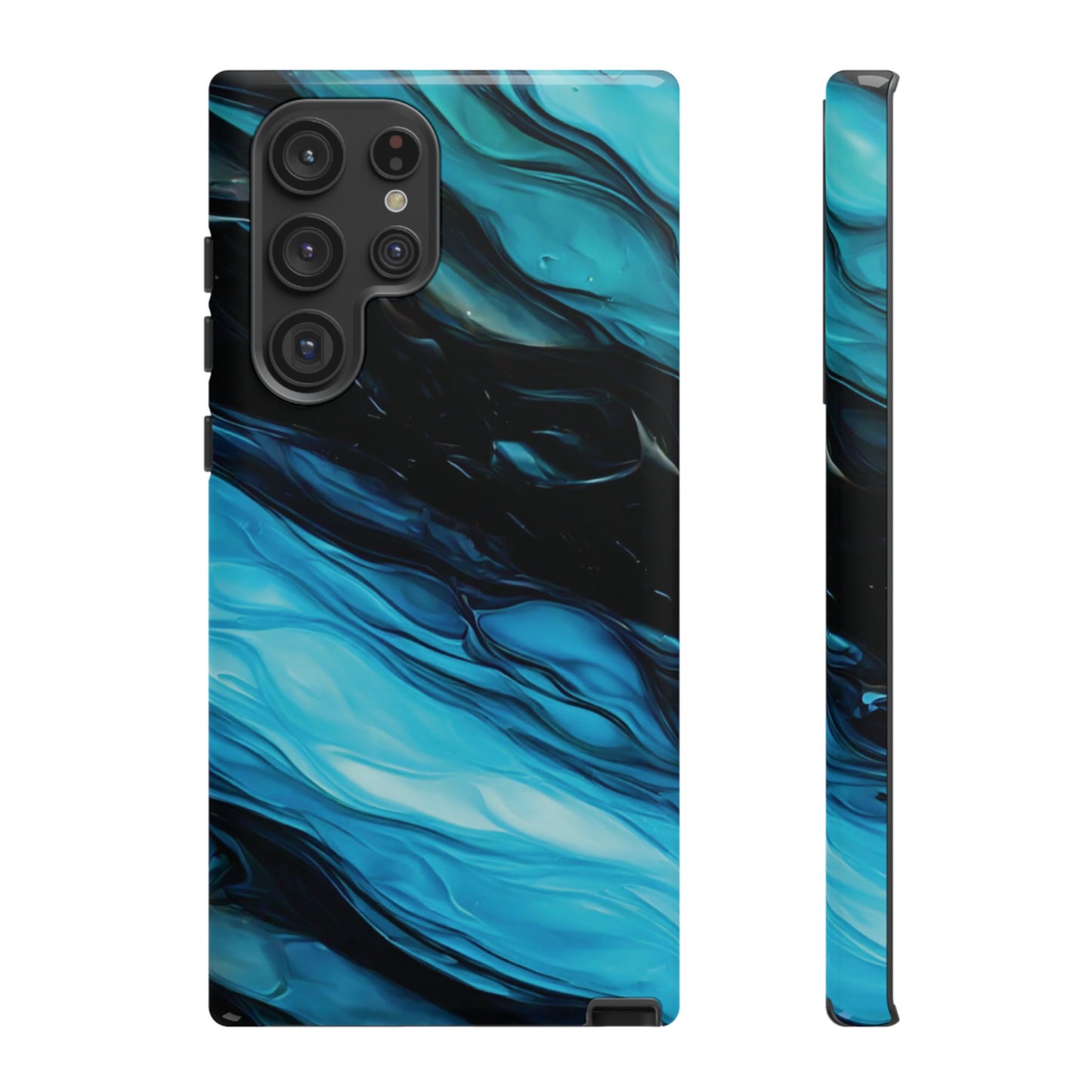 Samsung Galaxy Blue Splash Phone Case