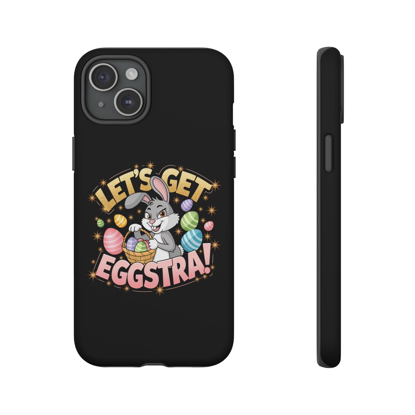 iPhone Case Easter Bunny 'Let's Get Eggstra Phone Case Easter iPhone Case