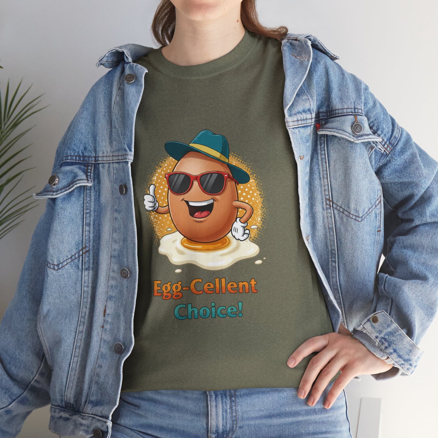 Funny Egg Shirt | Egg-Cellent Choice T-Shirt | Pun Food Tee | Breakfast Lover Gift | Cool Cartoon Egg Shirt | Dad Joke Shirt