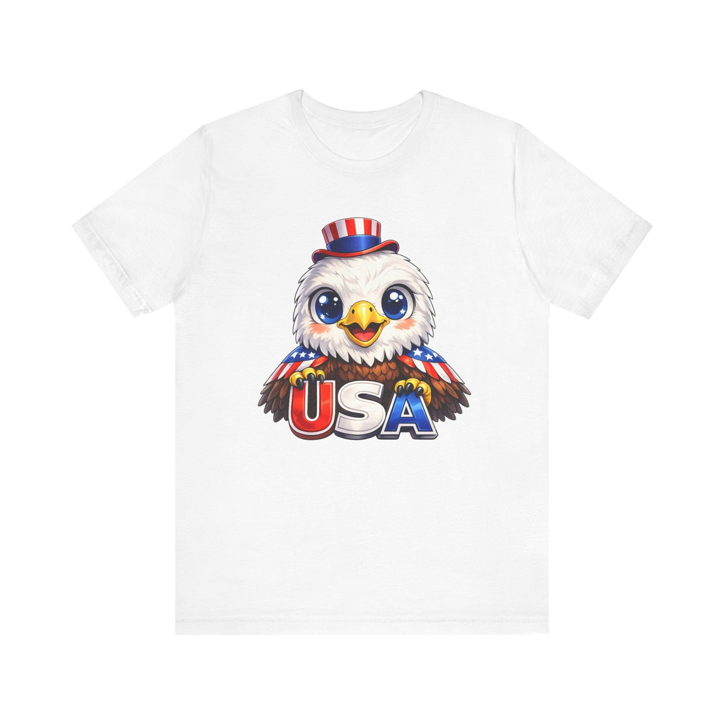 Cute USA Eagle Shirt, Patriotic Eagle T Shirt, Fourth Of July Shirt, American Flag Eagle Tee, Freedom Graphic Shirt, USA Pride Top