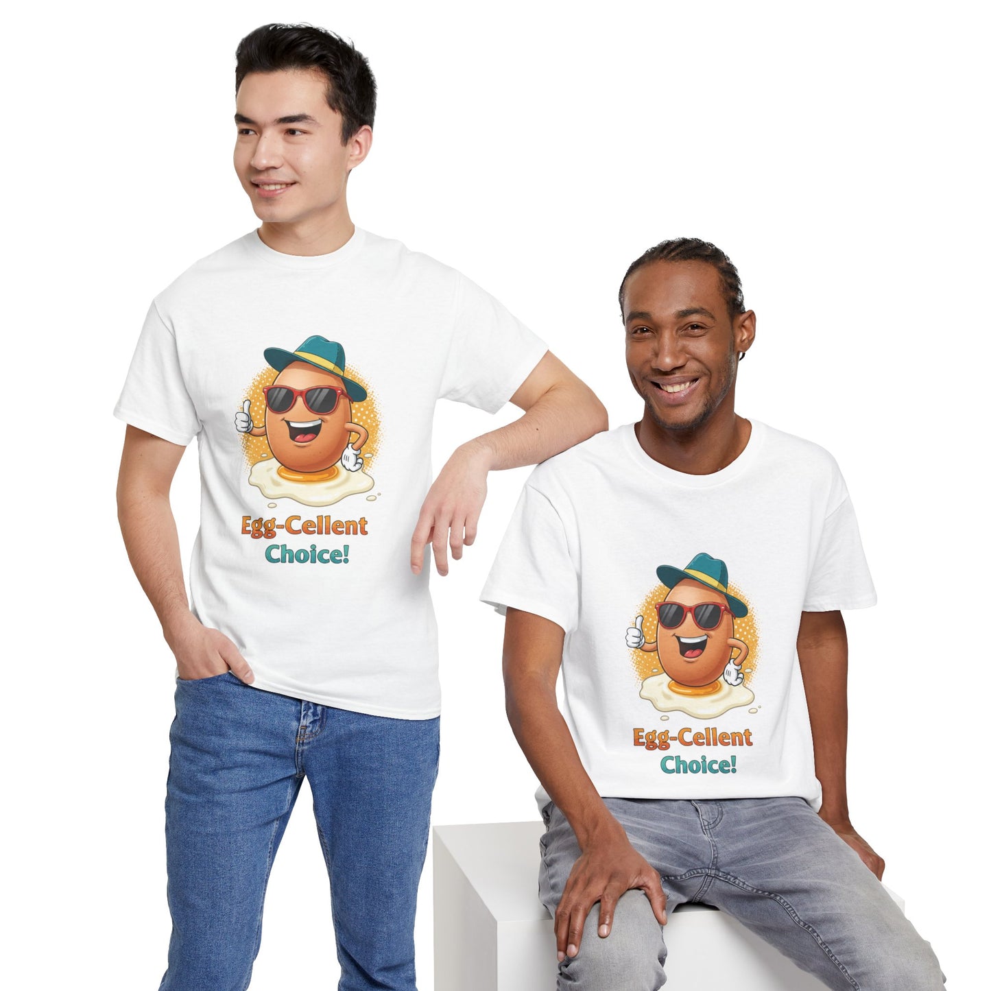 Funny Egg Shirt | Egg-Cellent Choice T-Shirt | Pun Food Tee | Breakfast Lover Gift | Cool Cartoon Egg Shirt | Dad Joke Shirt