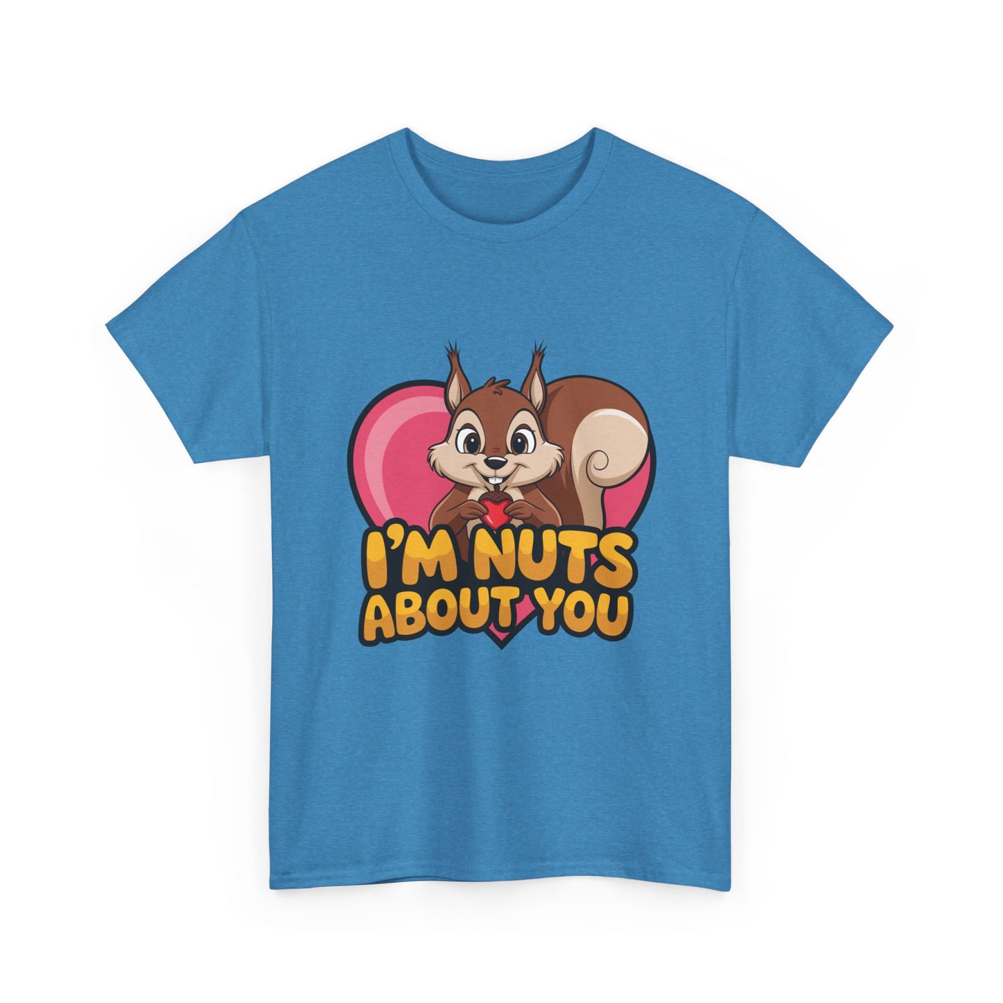I’m Nuts About You Shirt, Funny Valentine Shirt, Squirrel Love T Shirt, Cute Animal Pun Tee, Valentine Gift For Him Her