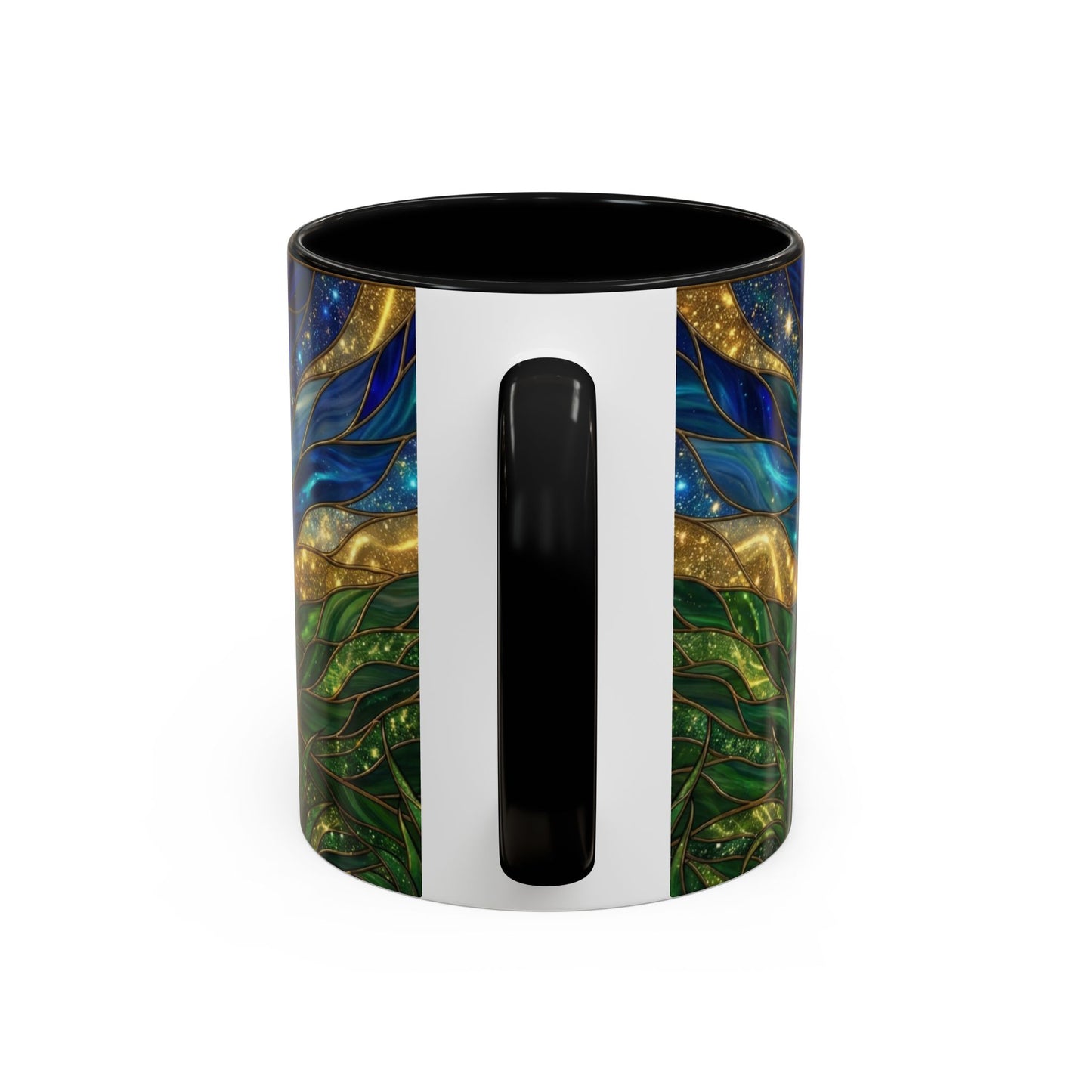 Christian Cross Mug, Stained Glass Cross Coffee Mug, Religious Gift For Christian, Faith Based Mug, Inspirational Bible Mug
