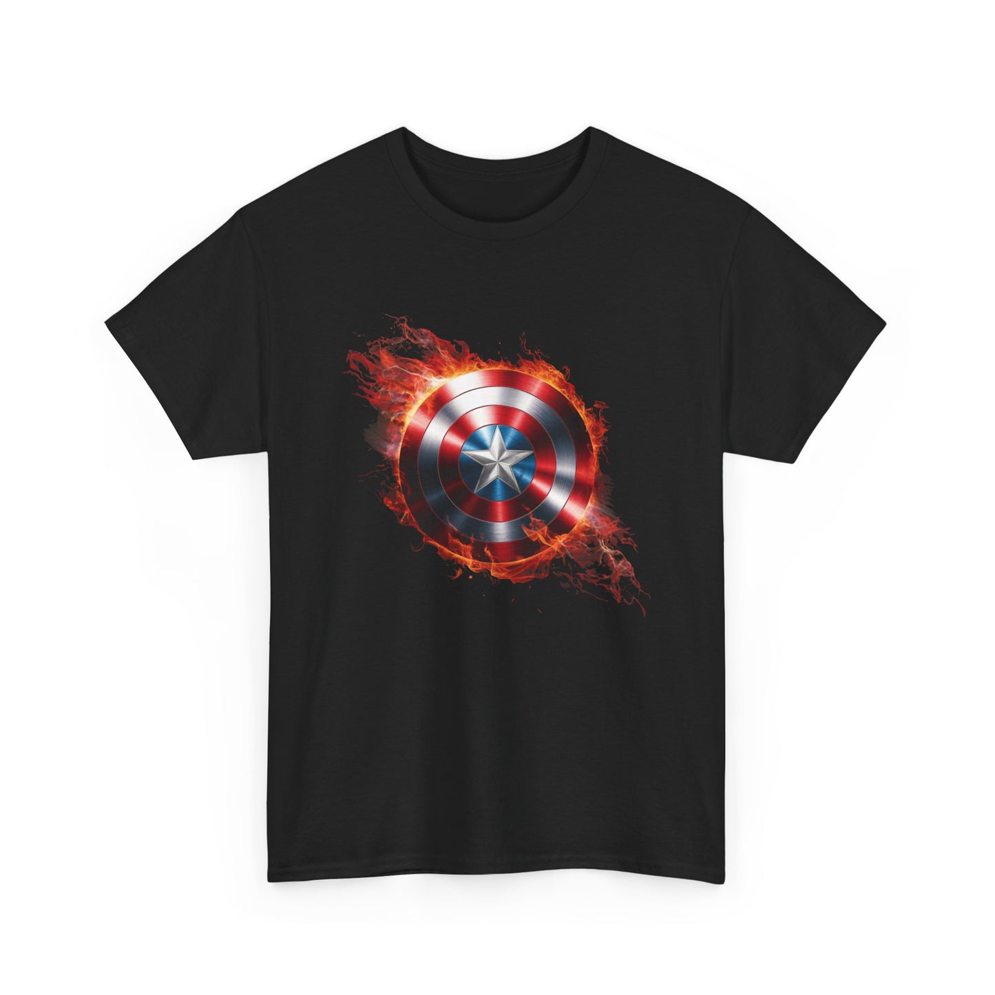 Captain America Flame Tee