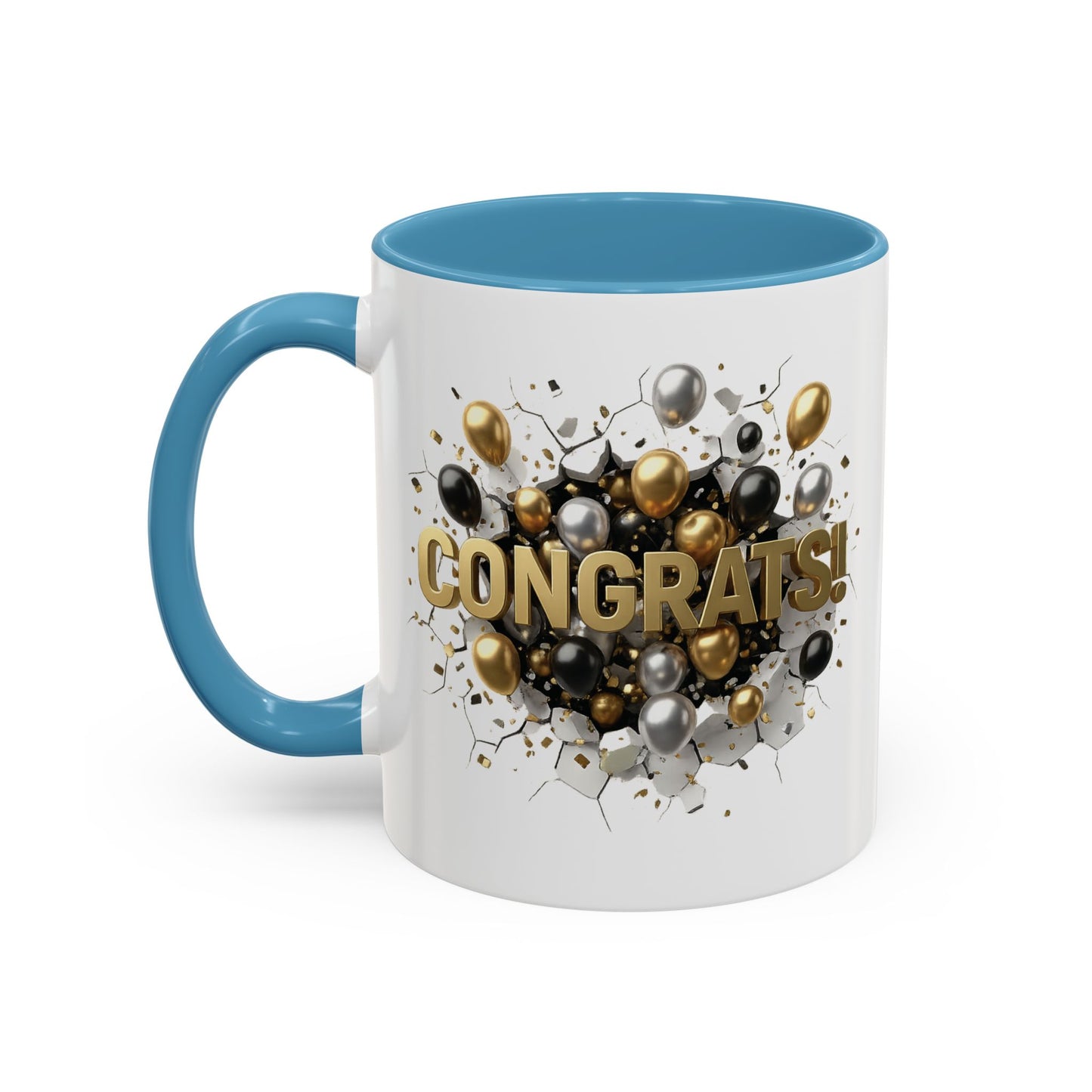 Personalized Congrats Mug, Custom Graduation Gift, Promotion Coffee Cup, New Dad Present, Teacher Appreciation Gift, Custom Name Cups