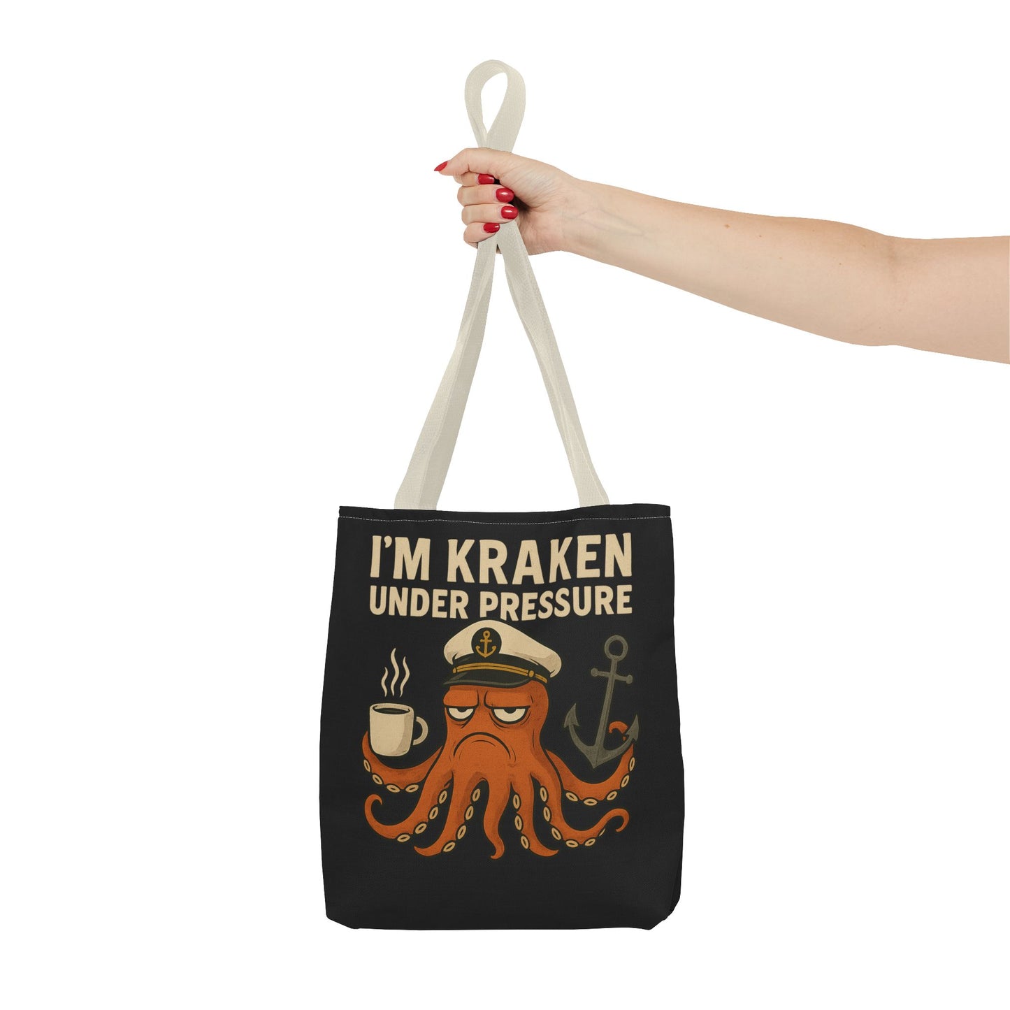 Stressed Octopus Tote Bag Nautical Bag Beach Tote Ocean Reusable Bag Seaside