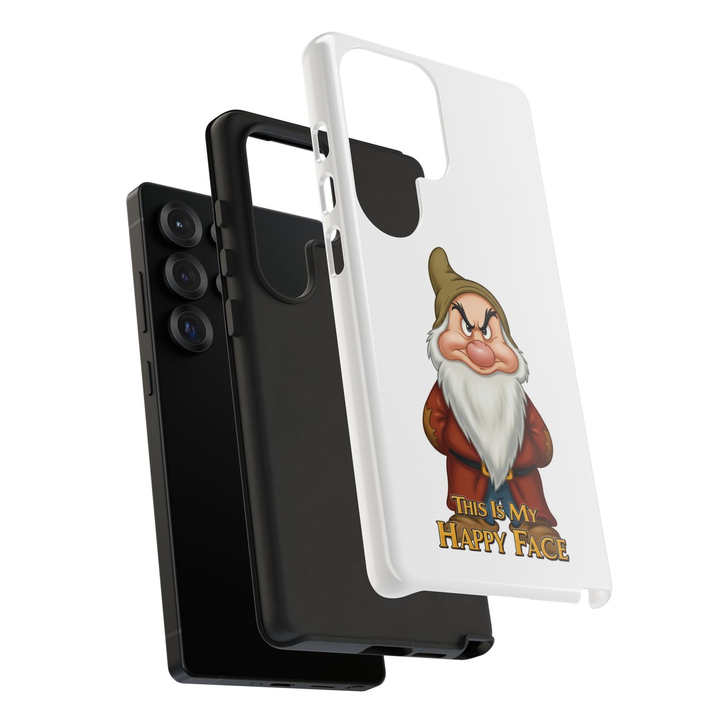 Samsung Phone Case - Grumpy Dwarf 'This is My Happy Face'