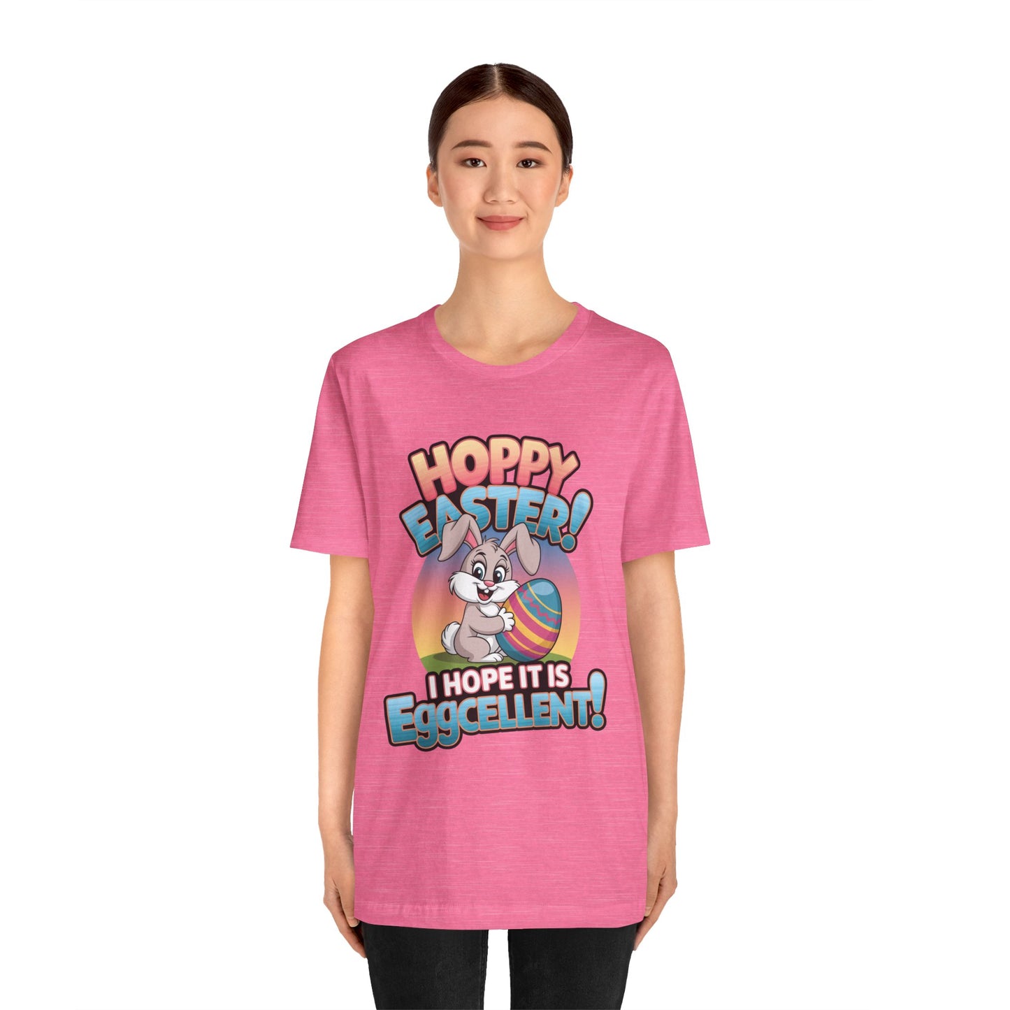 Happy Easter Unisex Tee Easter Shirt Easter Bunny T Shirt Easter Apparel Easter Bunny Outfit