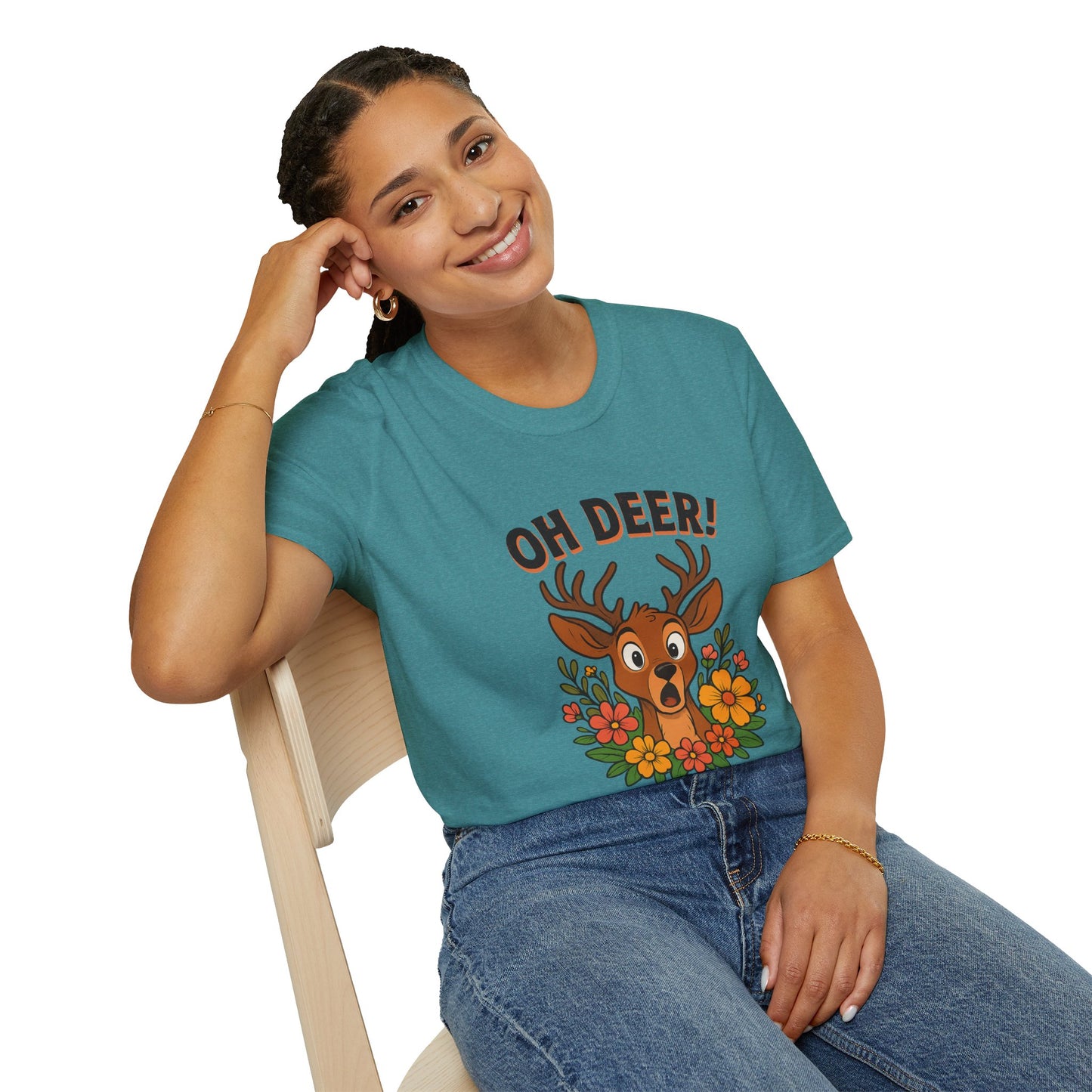 Oh Deer T-Shirt Animal Apparel Wildlife shirt Deer Tee Gift for Animal Lovers