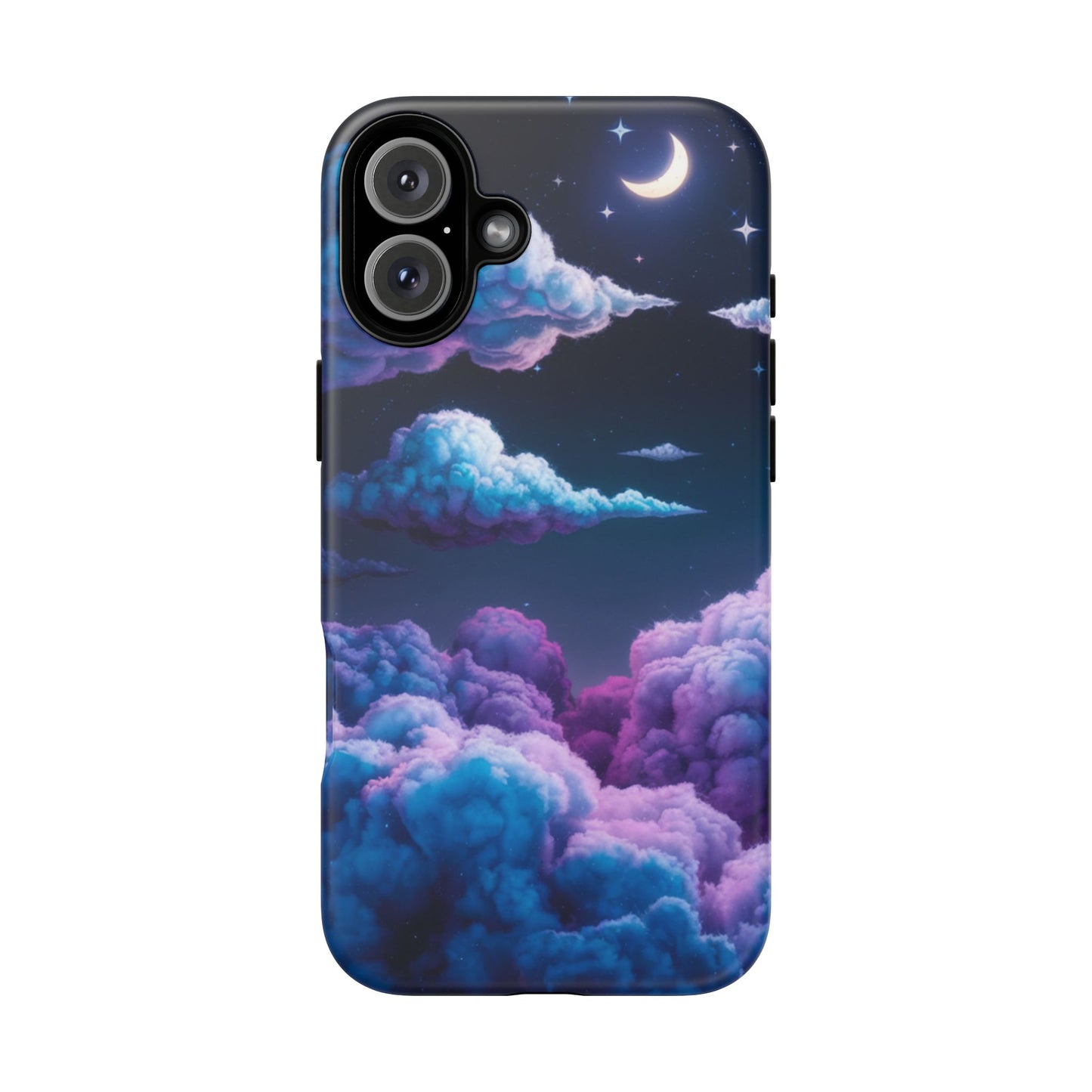 Dreamy Clouds & Moon Tough iPhone Case