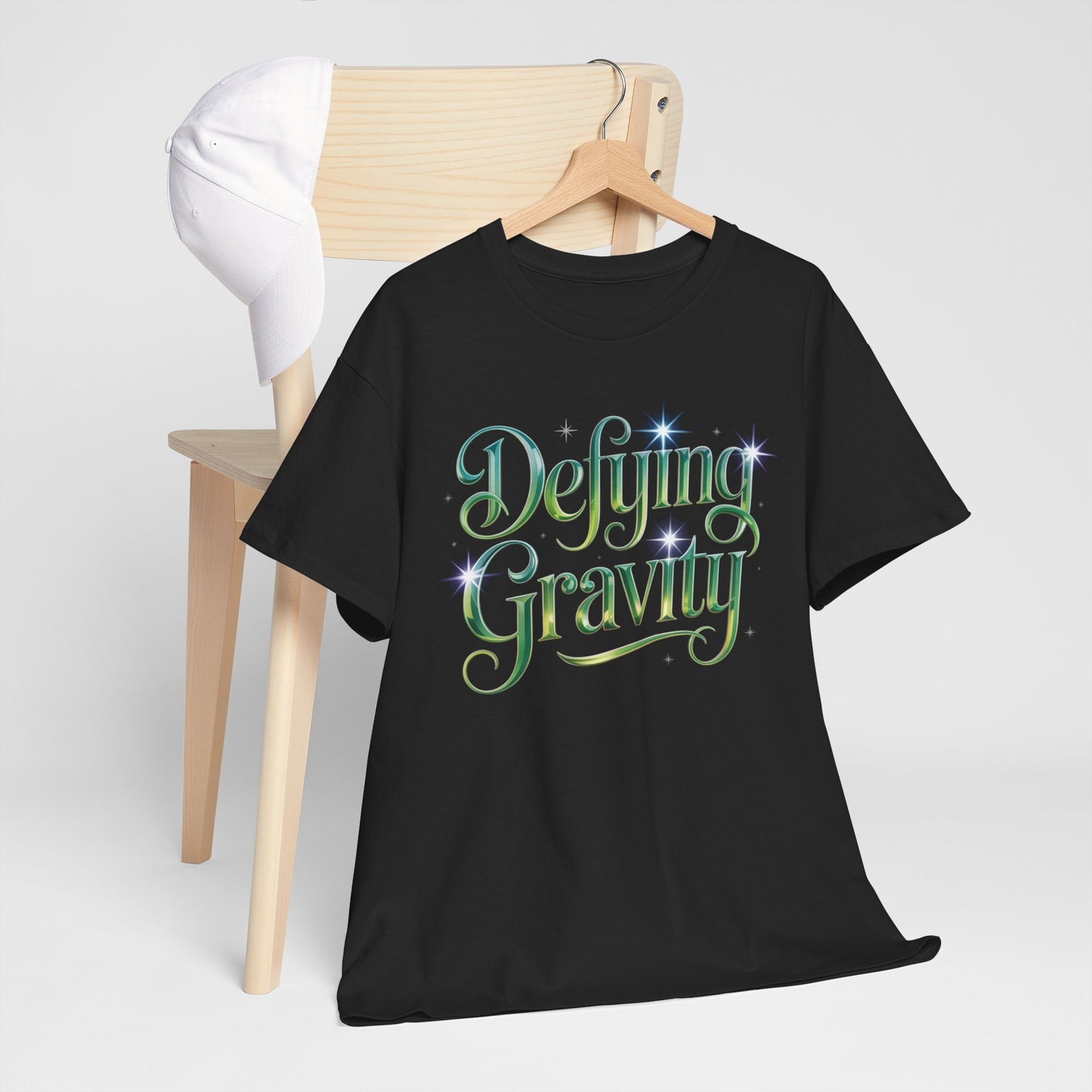 Defying Gravity Wicked Musical Quote Tee – Broadway Fan Shirt, Inspirational Wizard of Oz Graphic Tee, Musical Theatre Unisex T-Shirt