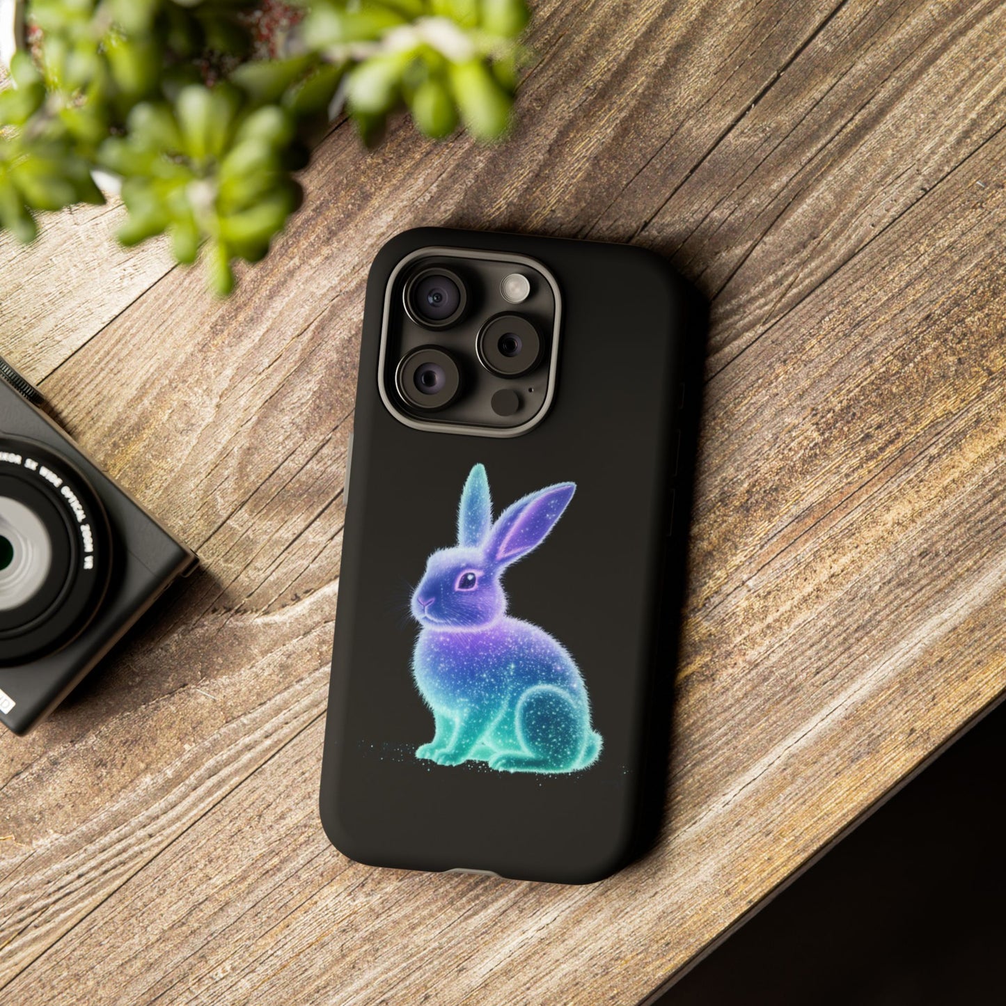 iPhone Case - Bioluminescent Easter Bunny Design