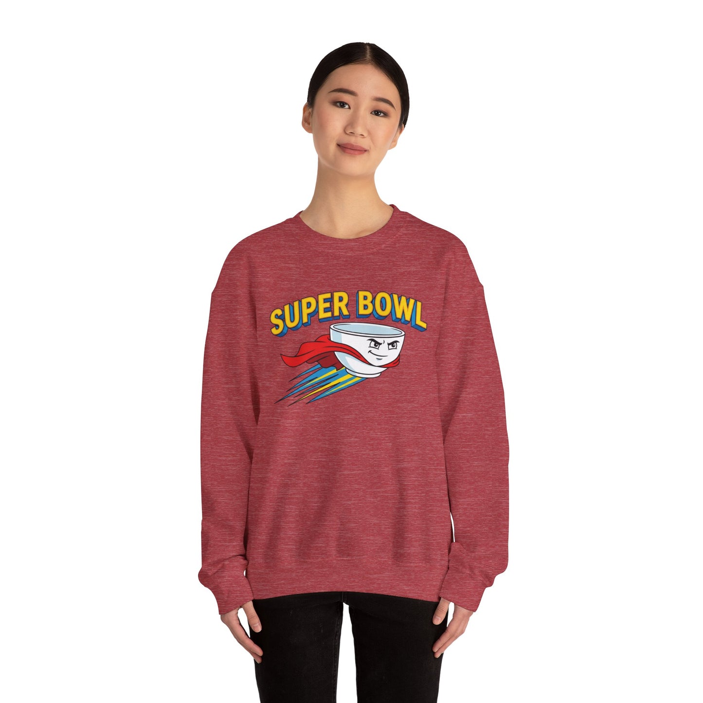 Super Bowl Sweatshirt, Funny Super Bowl Shirt, Football Party Sweatshirt, Game Day Crewneck, Bowl Pun Sweatshirt, Unisex Graphic Crew