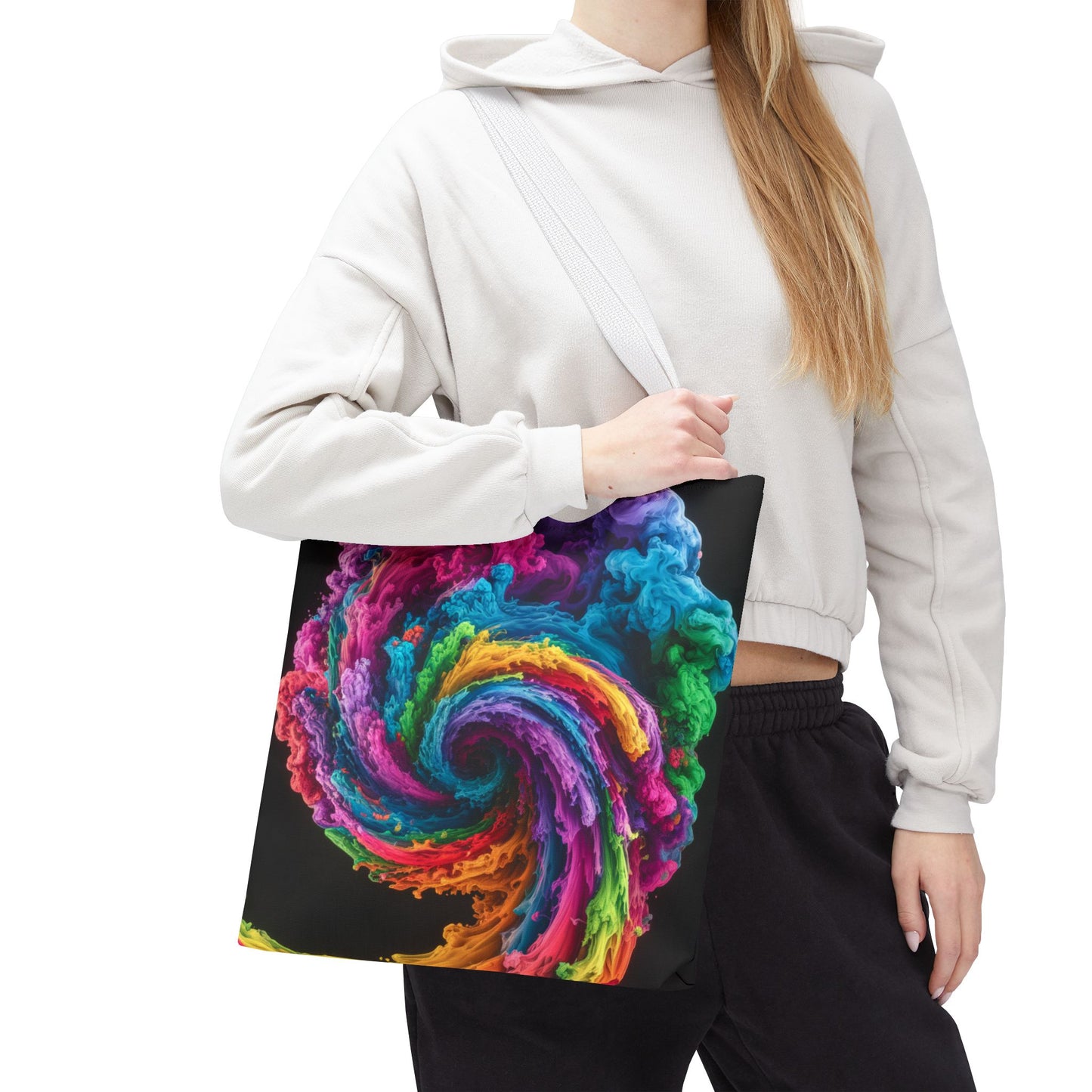 Colorful Swirl Tote Bag