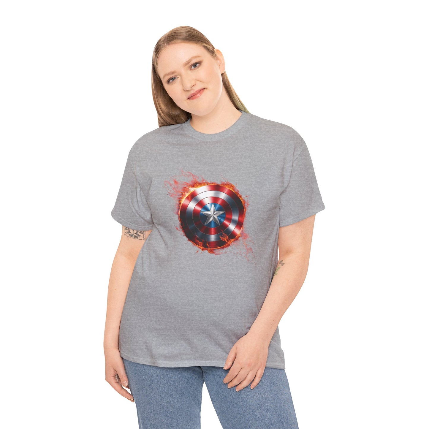 Captain America Flame Tee