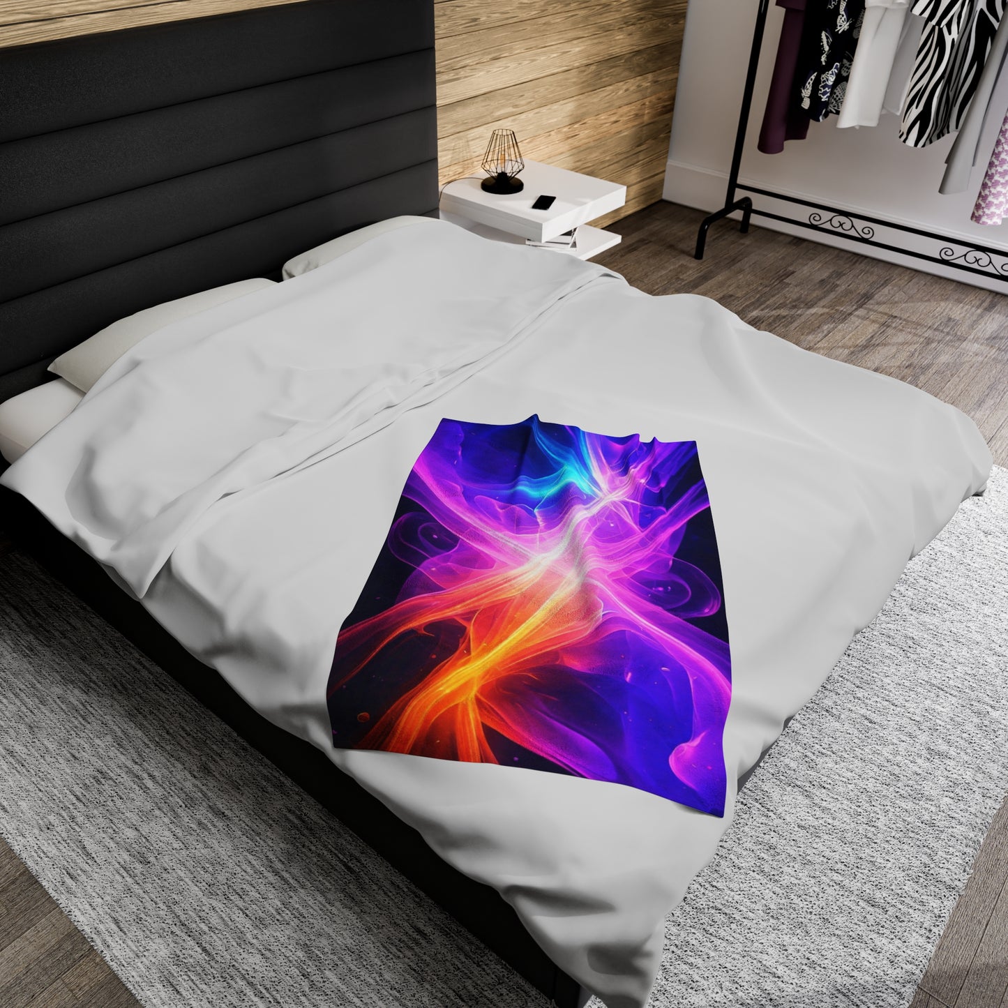 Color Splash Plush Velveteen Blanket