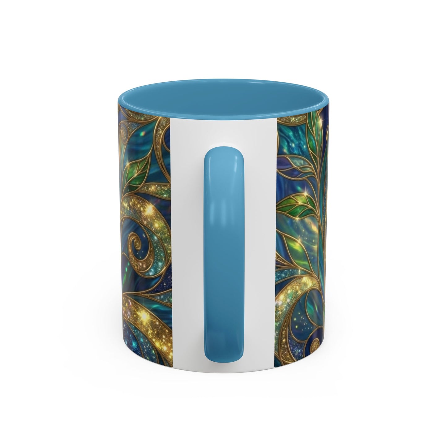 Stained Glass Hummingbird Mug, Colorful Floral Coffee Cup, Bird And Flower Art Mug, Nature Lover Gift, Artistic Garden Mug, Unique Gift